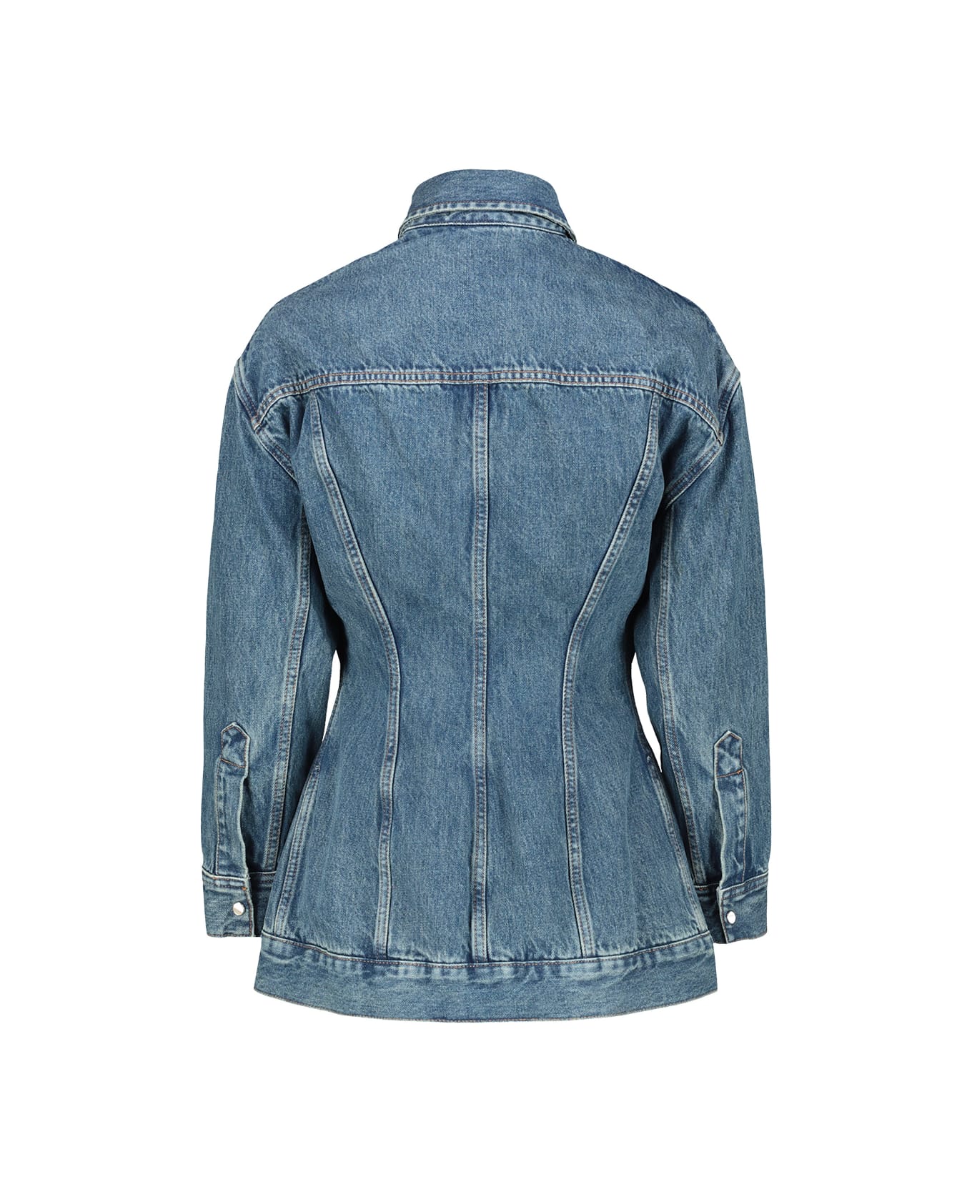 WARDROBE.NYC Denim Contour Jacket - Ind Indigo