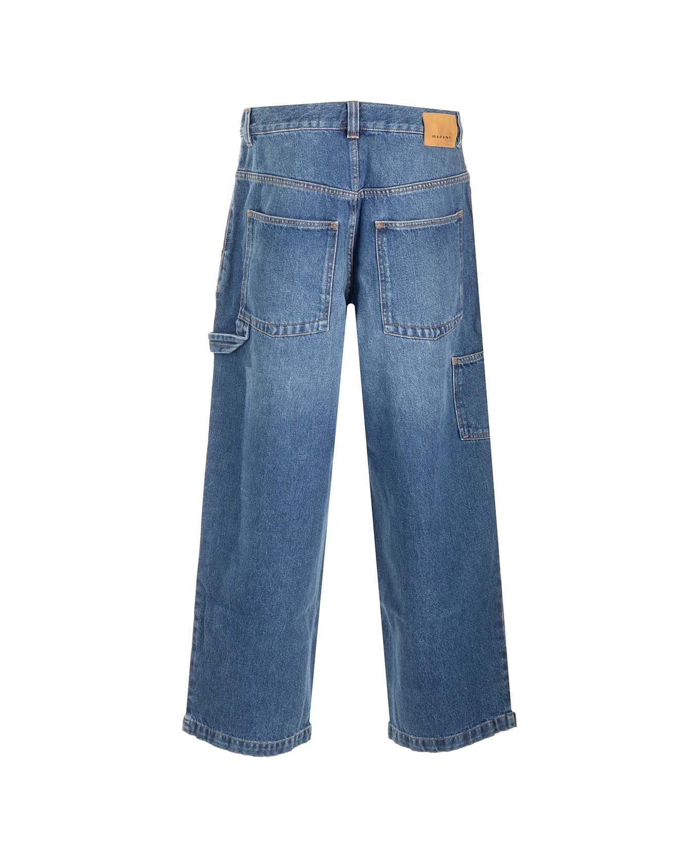 Isabel Marant "jorama" Baggy Fit Jeans - Blue