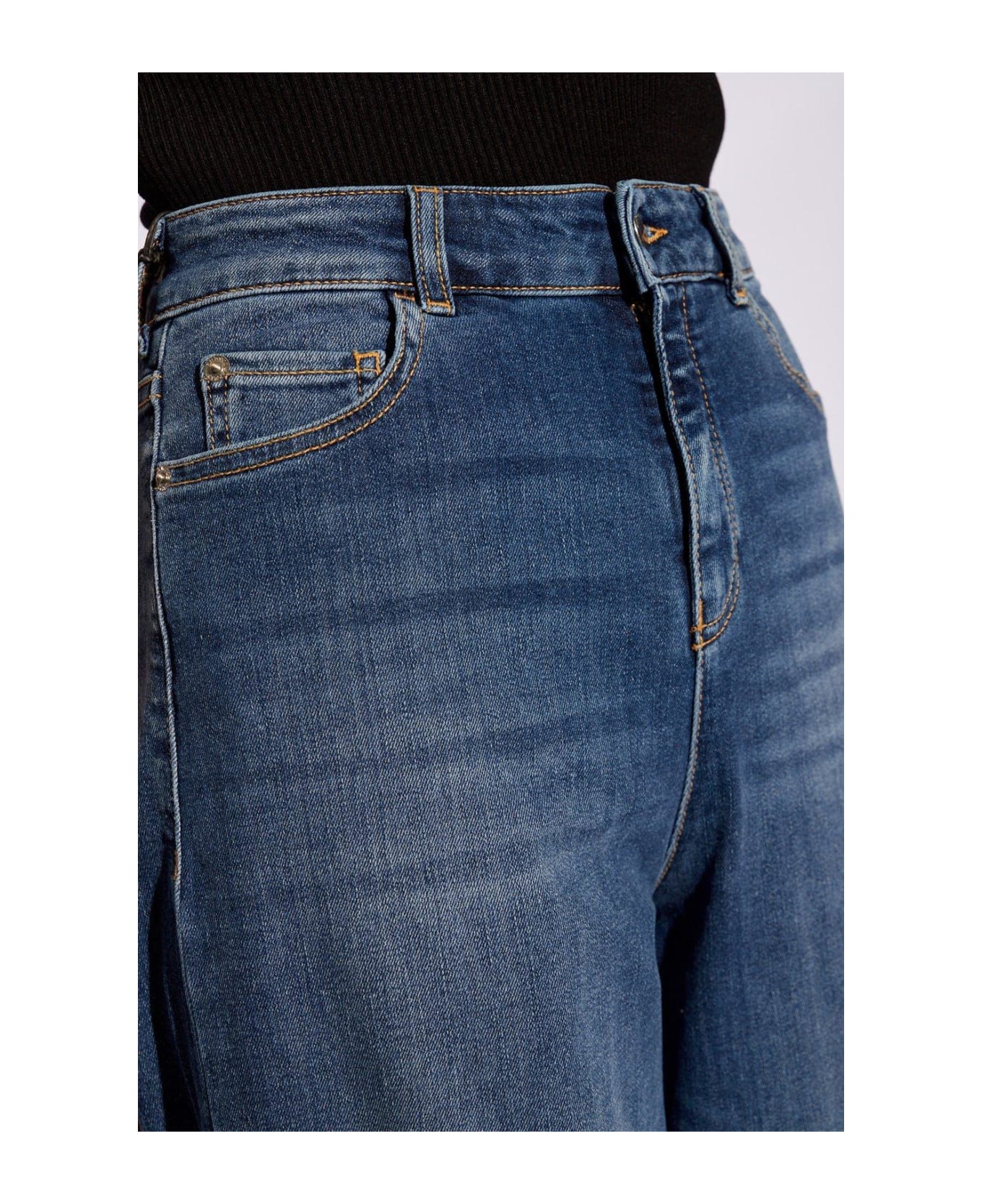 Emporio Armani Straight Leg Jeans - Blue デニム