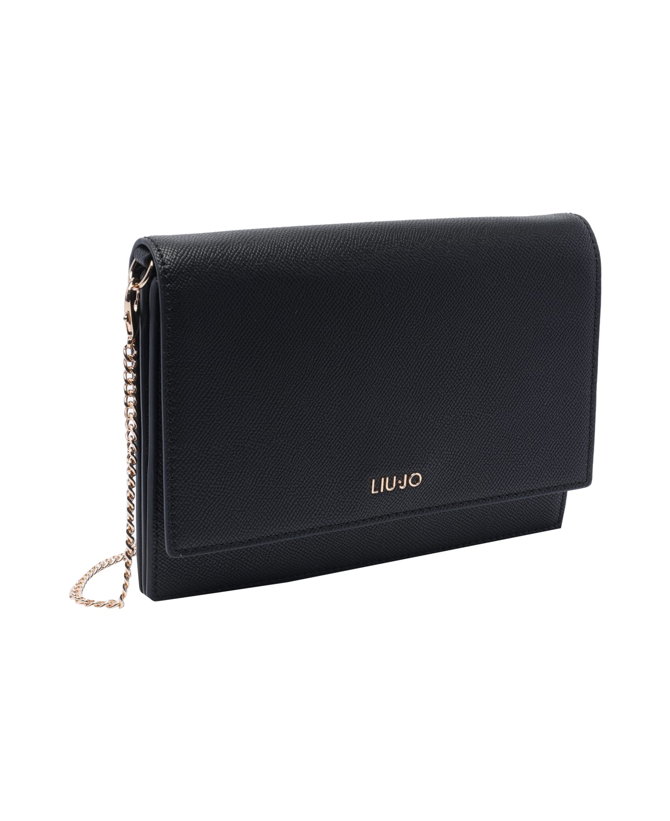 Liu-Jo Logo Crossbody Bag - Black