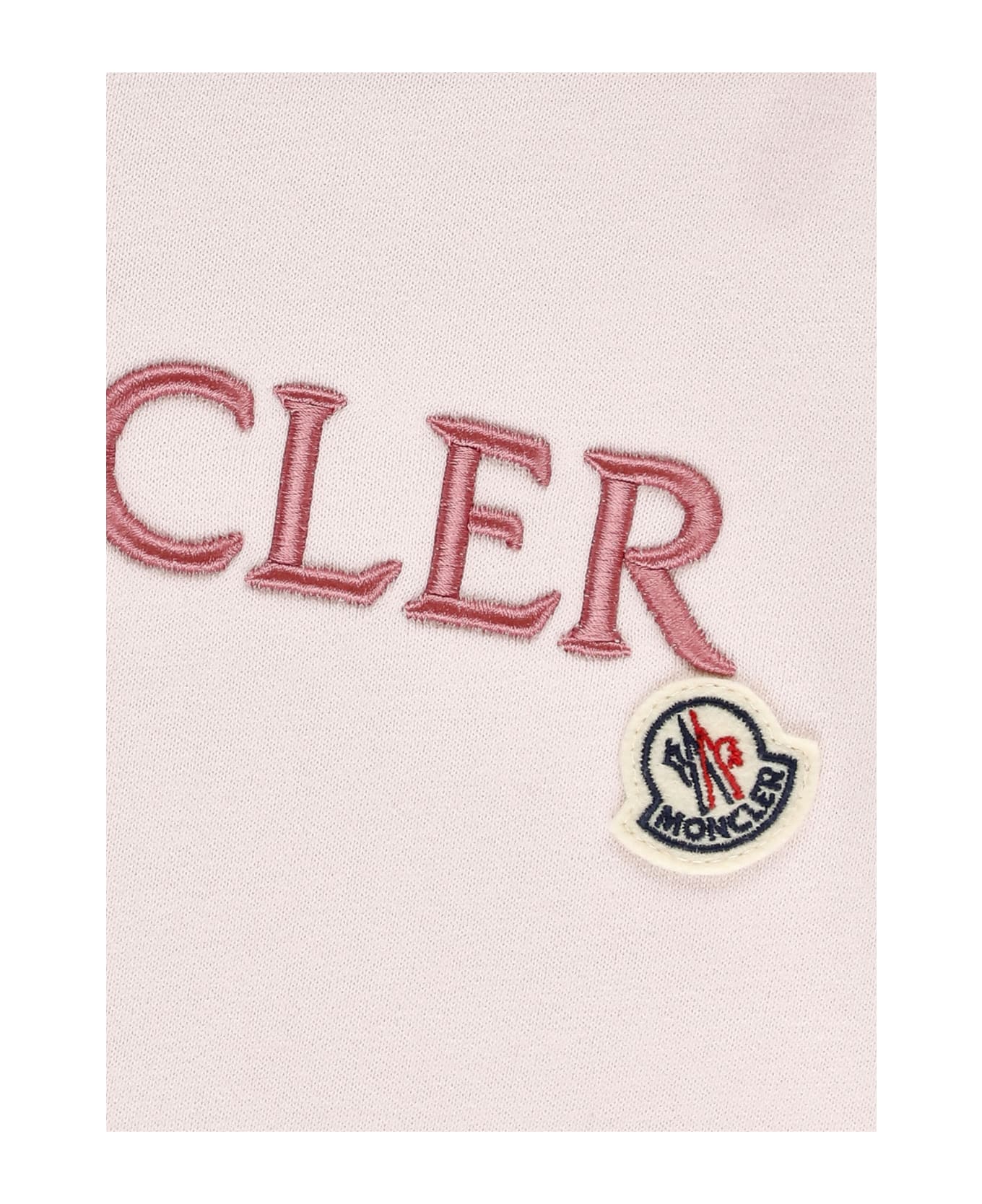 Moncler Hoodie With Logo - Pink ニットウェア＆スウェットシャツ
