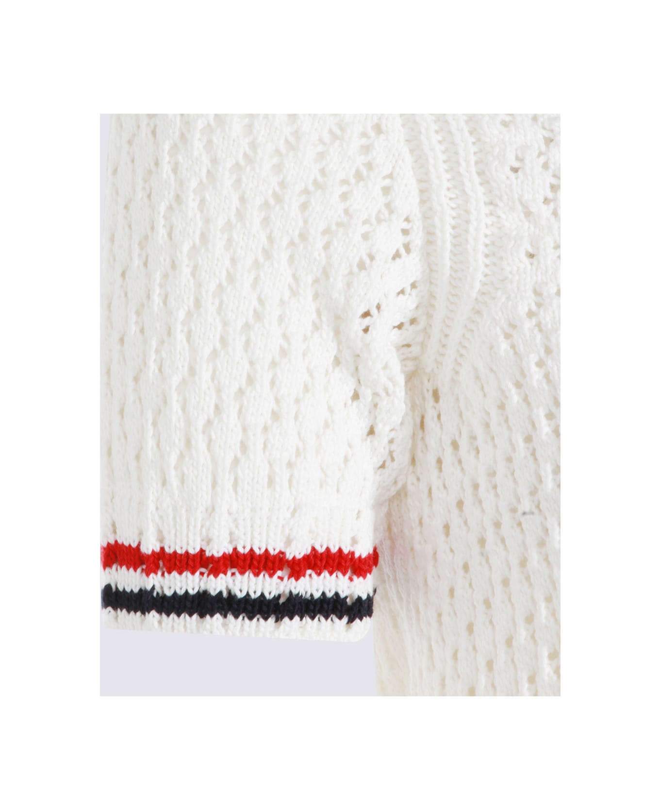 Thom Browne White Cotton Knitwear