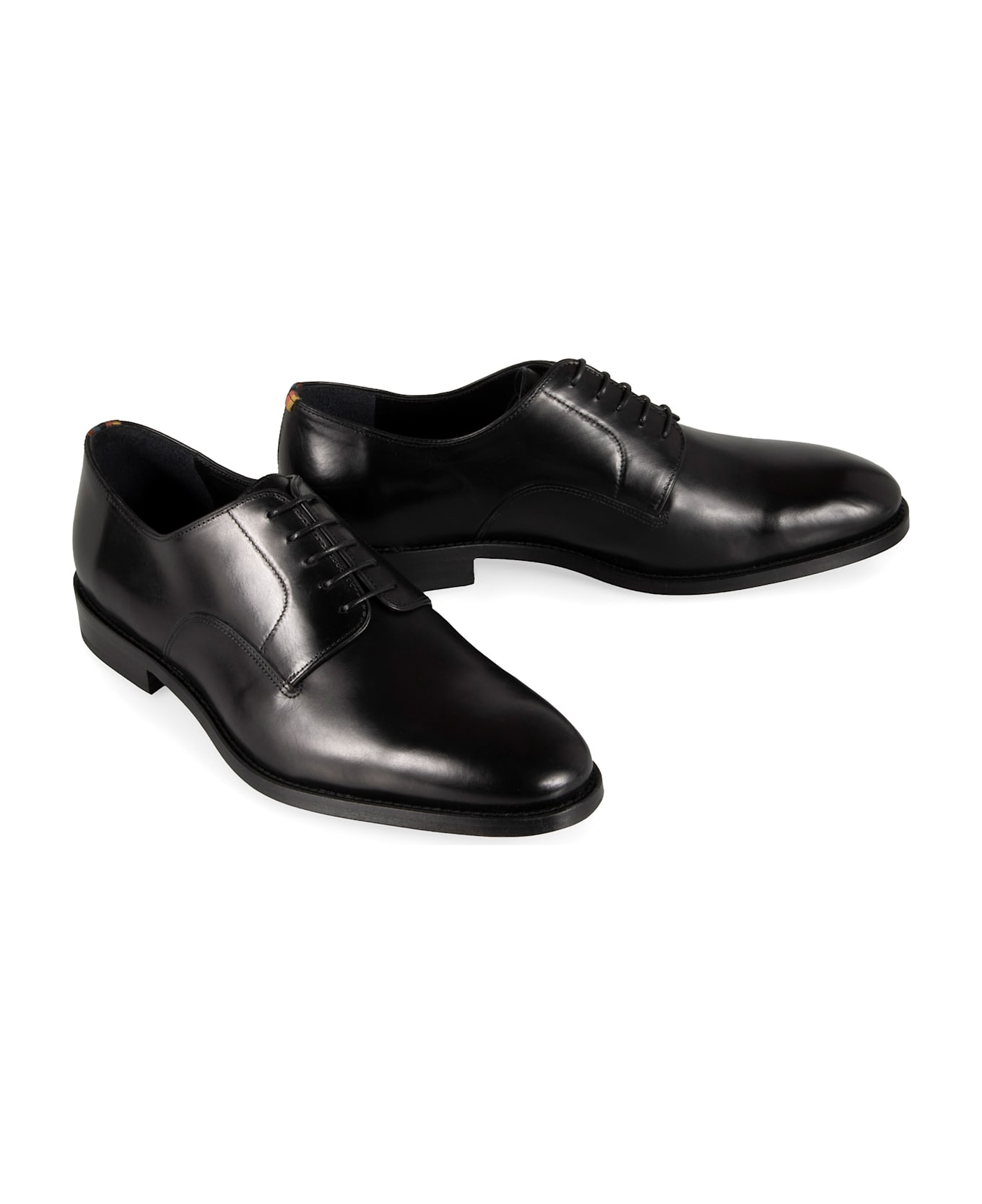 Paul Smith Leather Lace-up Shoes - black