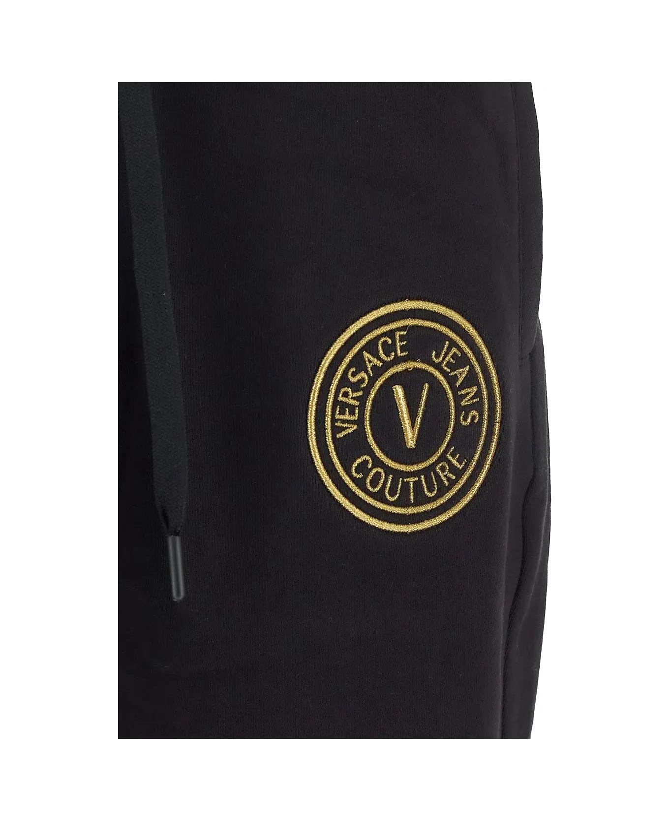 Versace Jeans Couture Logo Trouser - Black スウェットパンツ