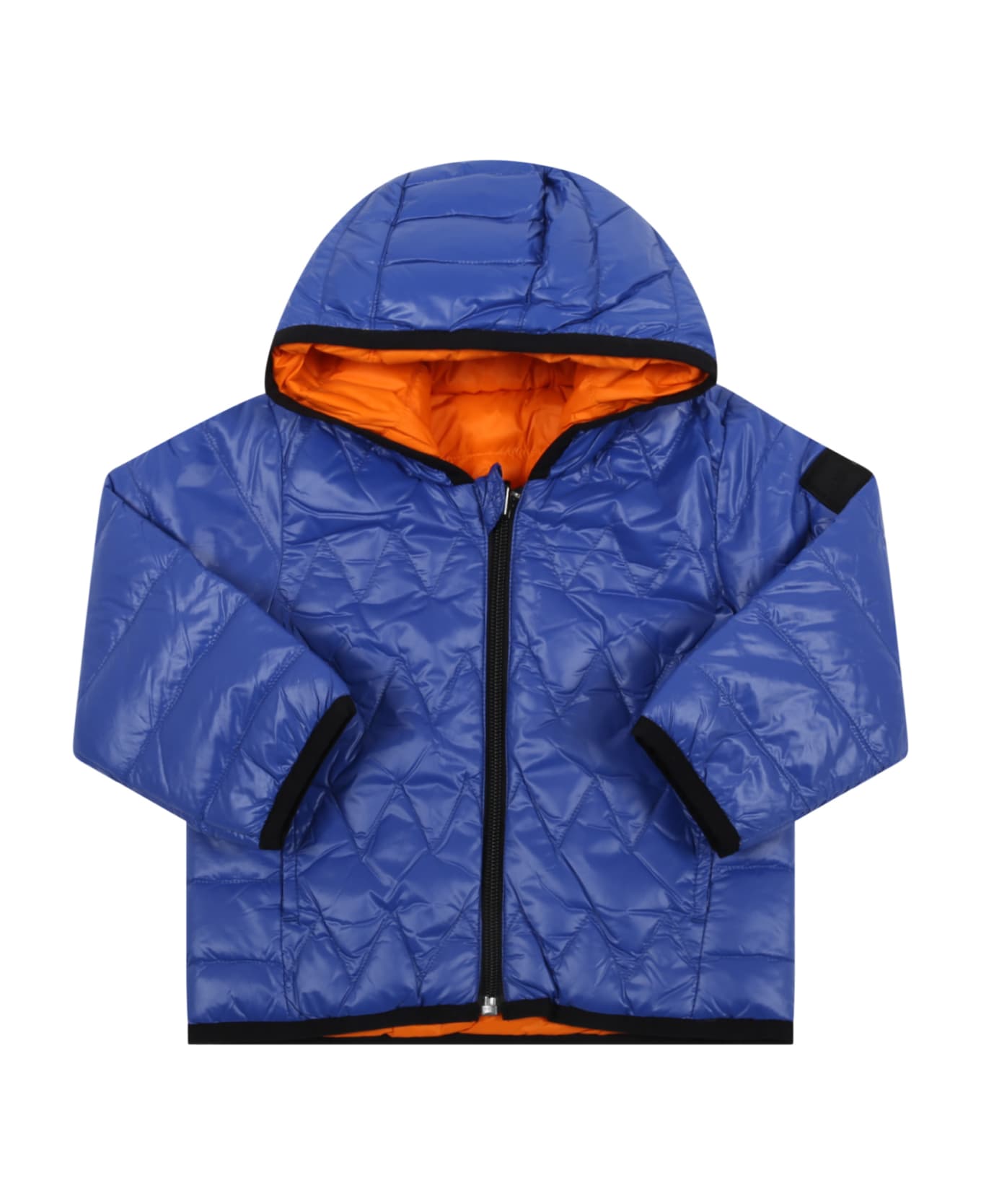 Hugo Boss Reversible Jacket For Baby Boy - Blue コート＆ジャケット