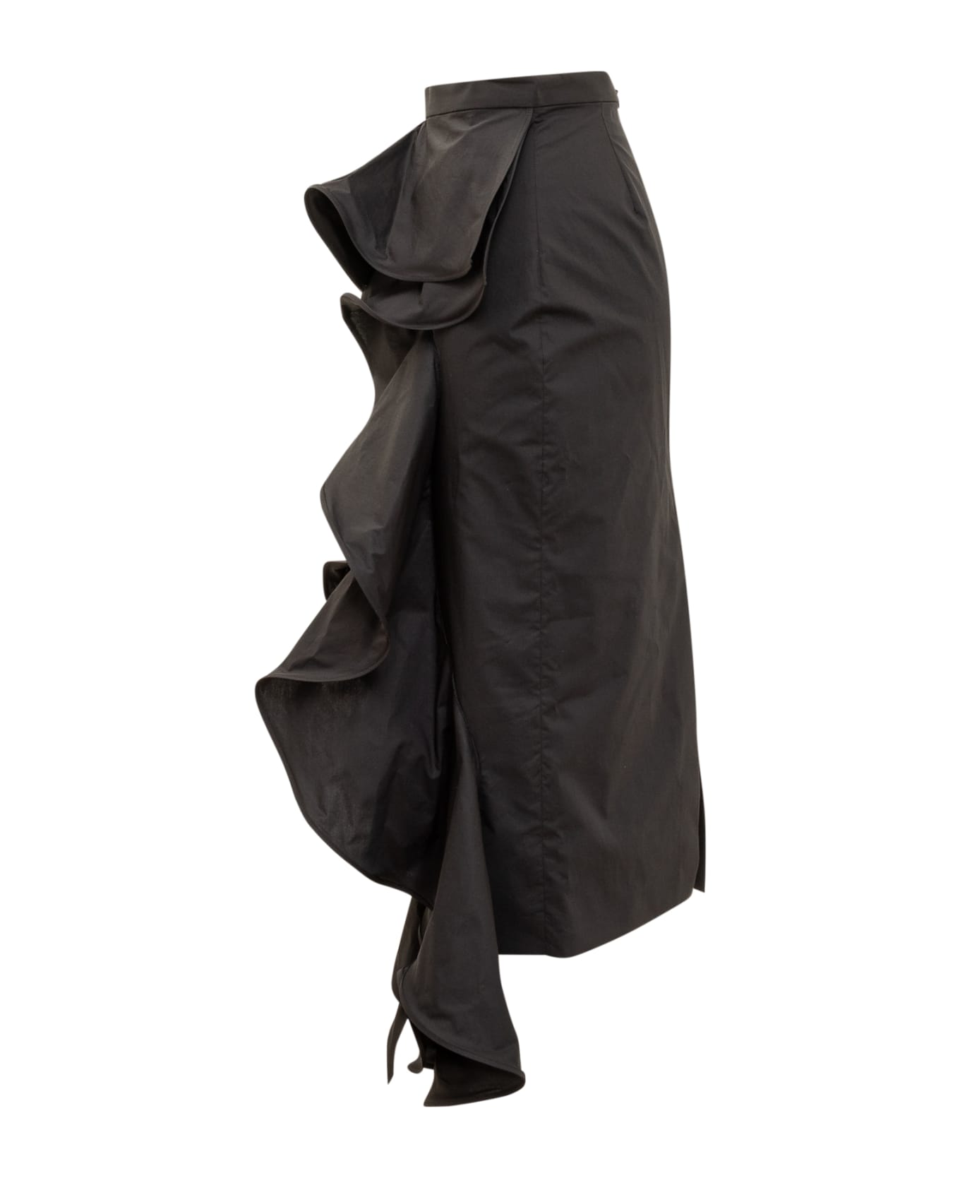 Rochas Long Skirt - BLACK スカート