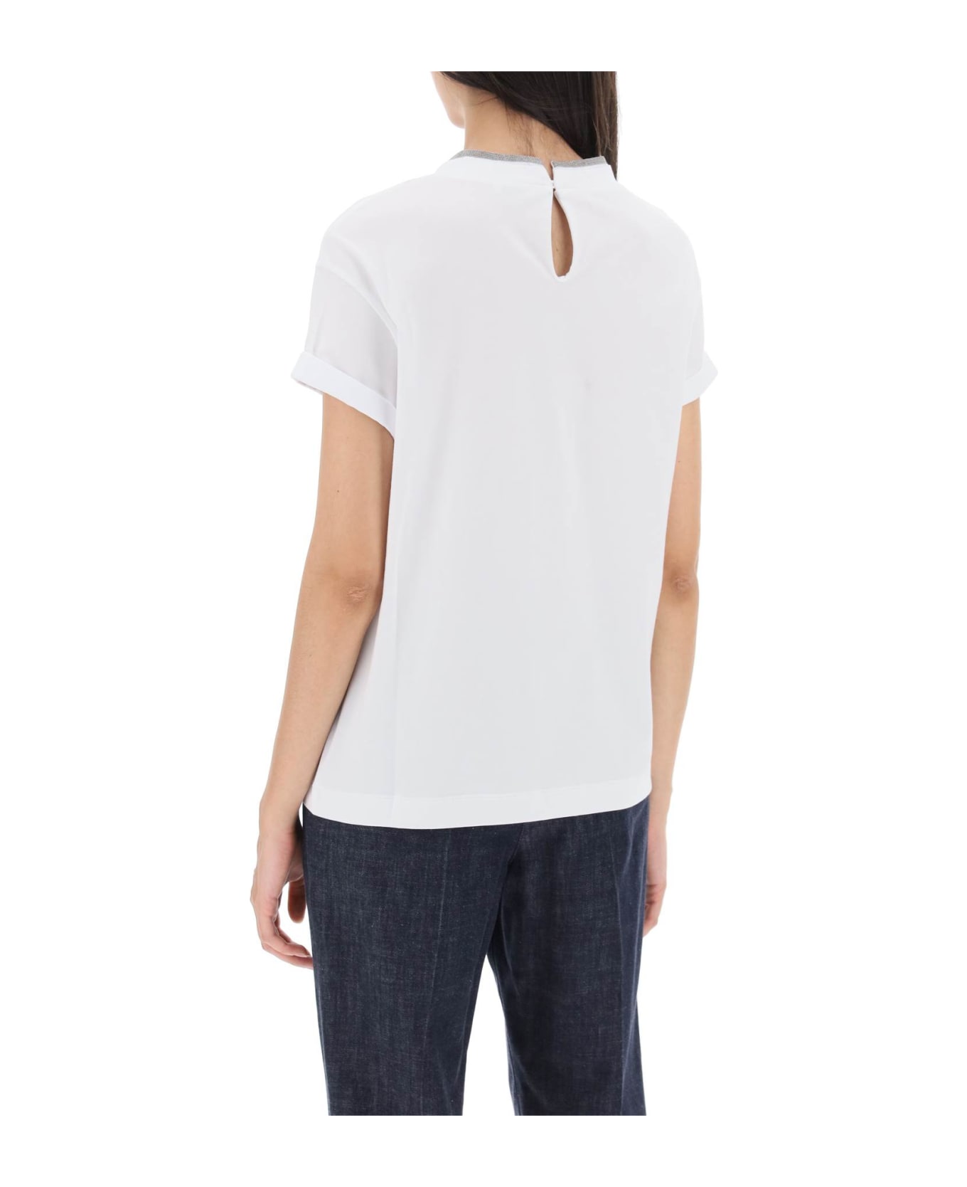 Brunello Cucinelli Monile T-shirt - BIANCO (White)