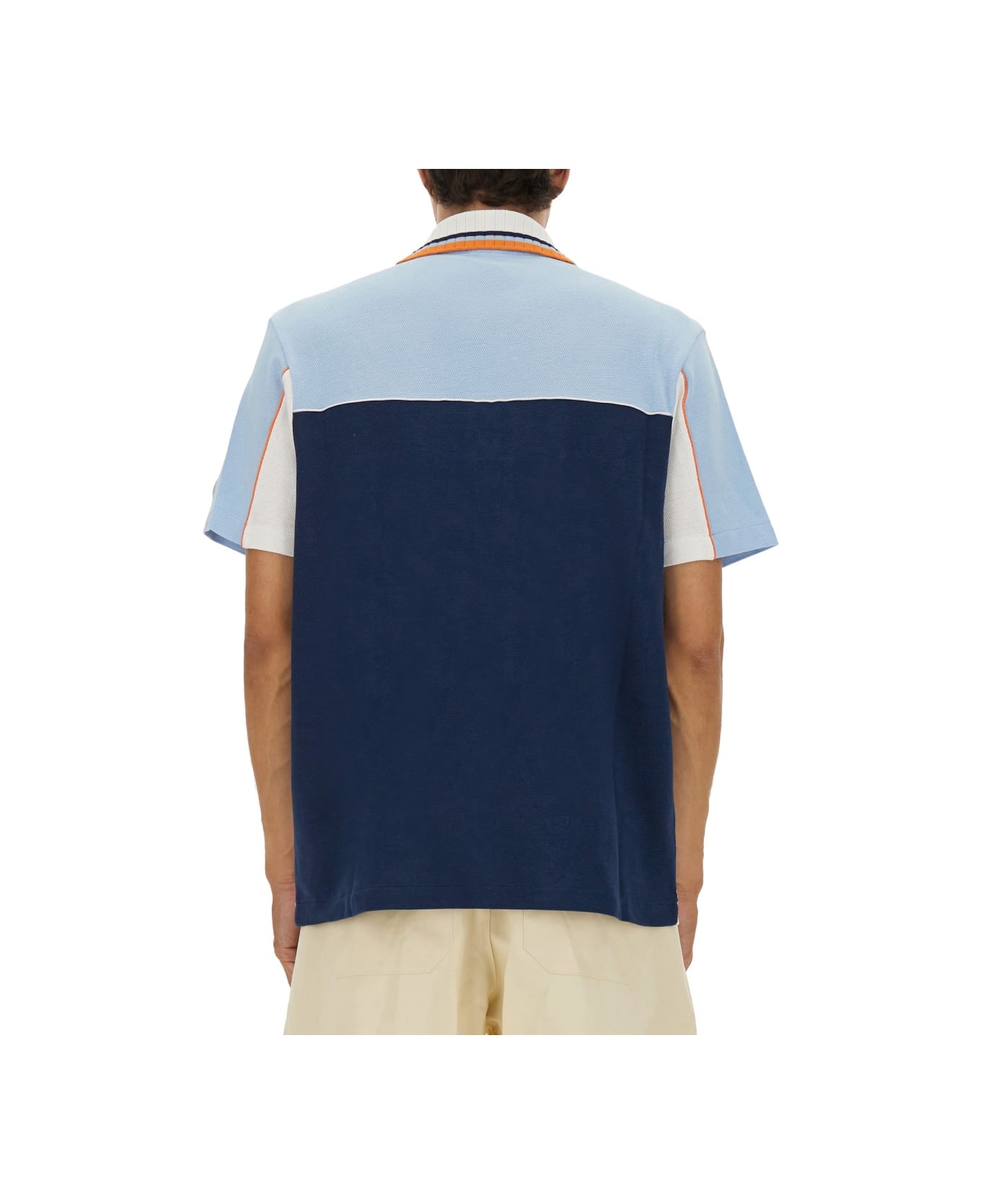 Casablanca Oversize Fit Polo Shirt - BLUE