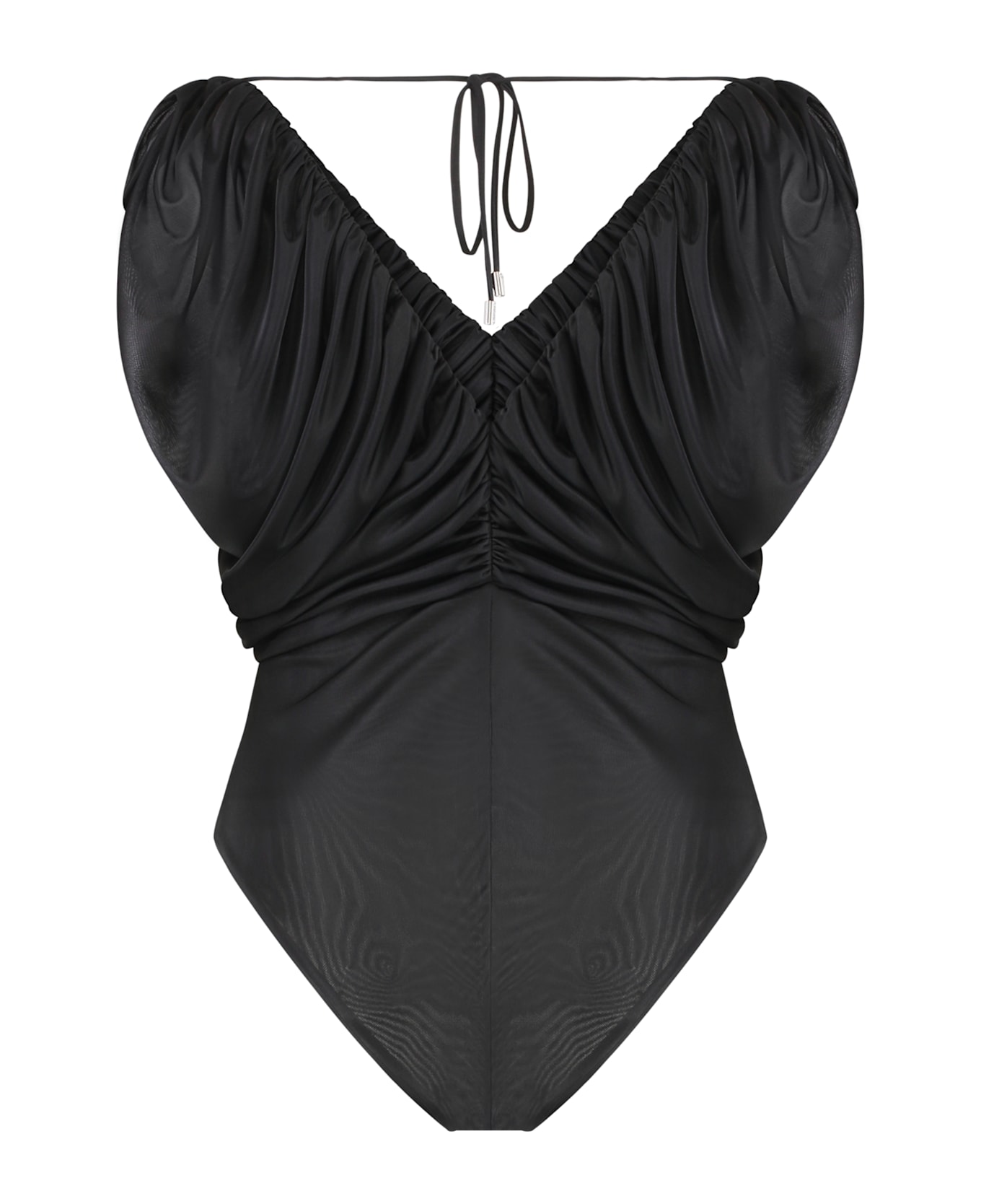 Pinko Beccafico Nylon Bodysuit - black