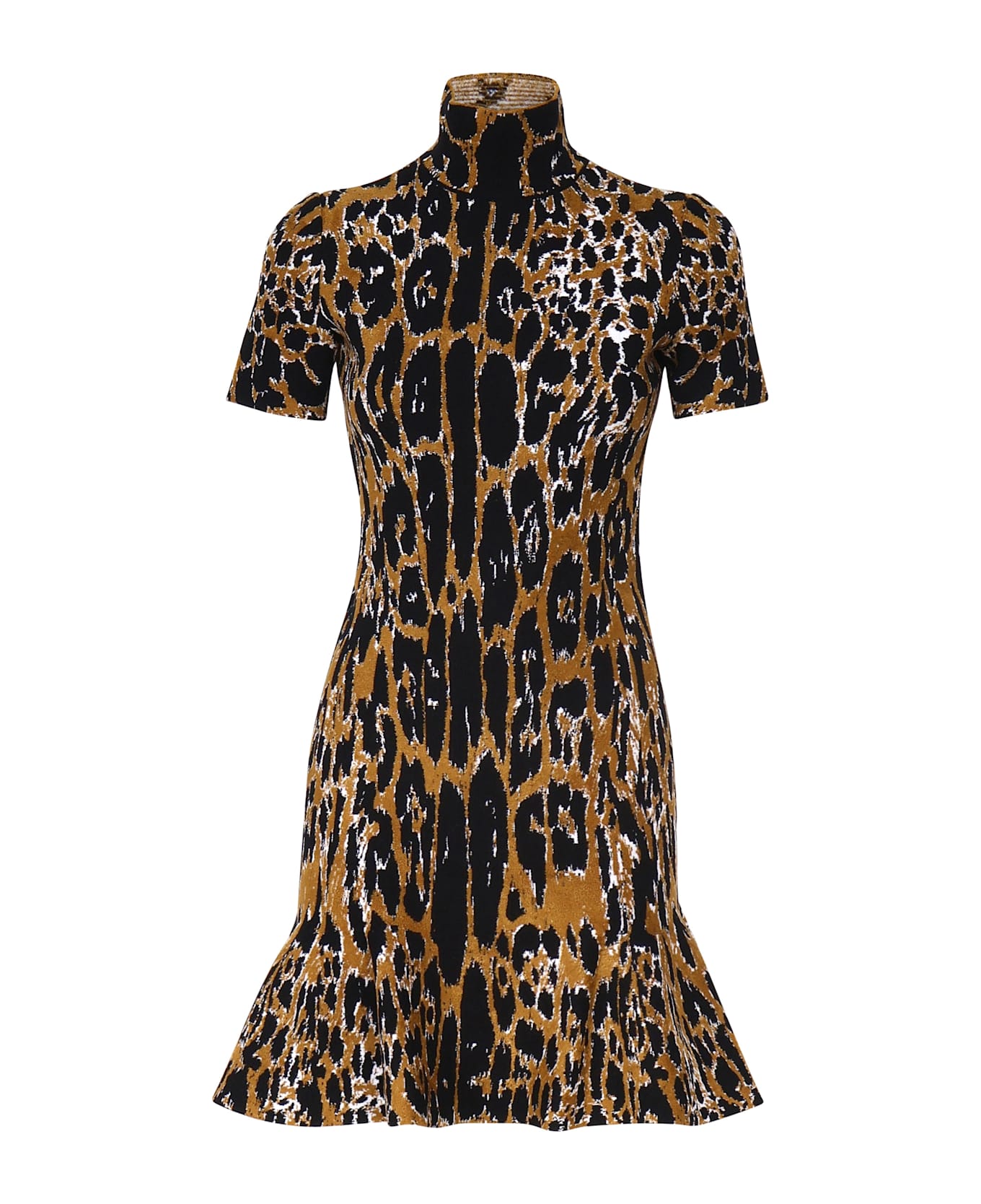 Alaia Skater Dress - Brown