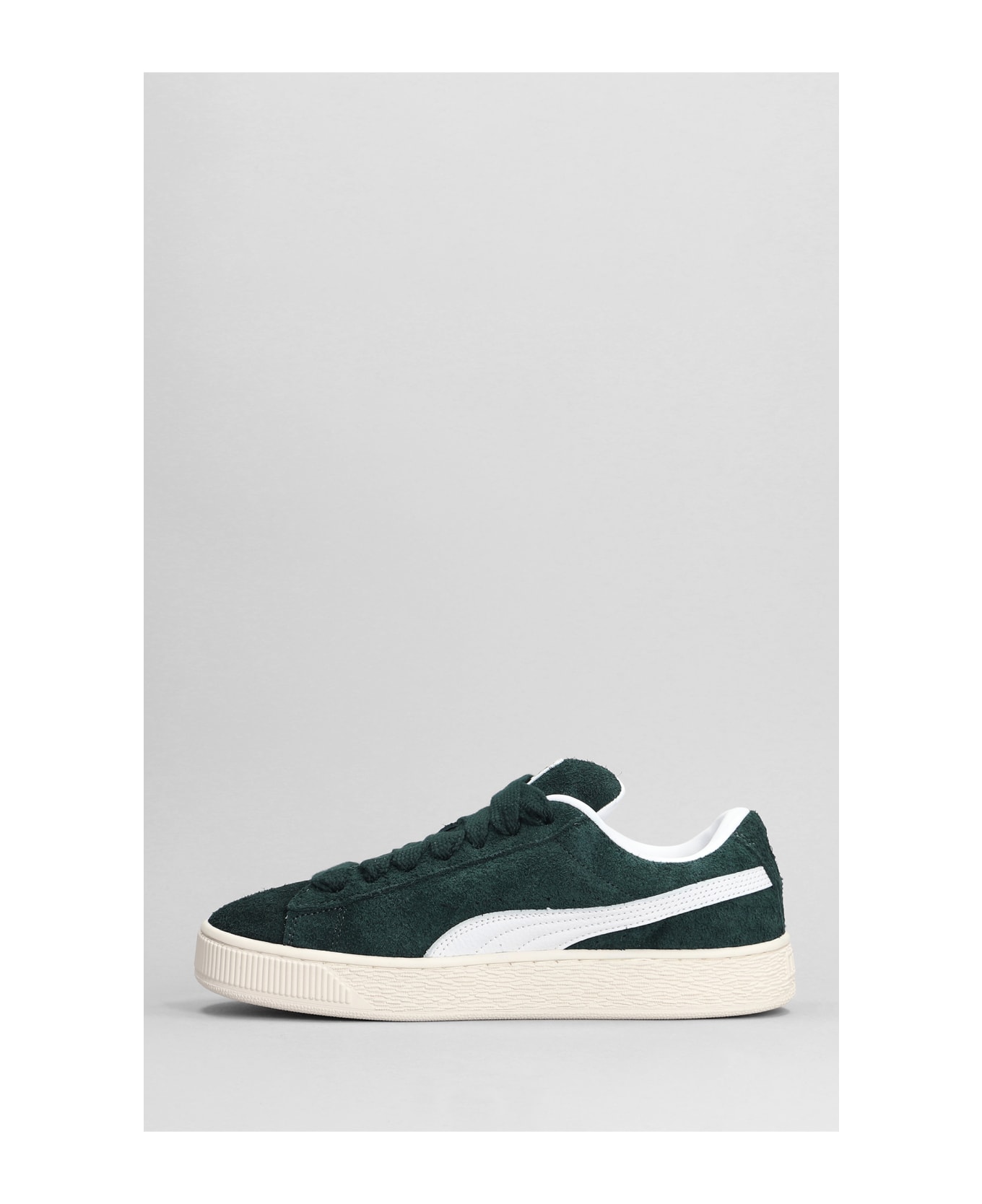 Puma Suede Xl Sneakers In Green Suede - green