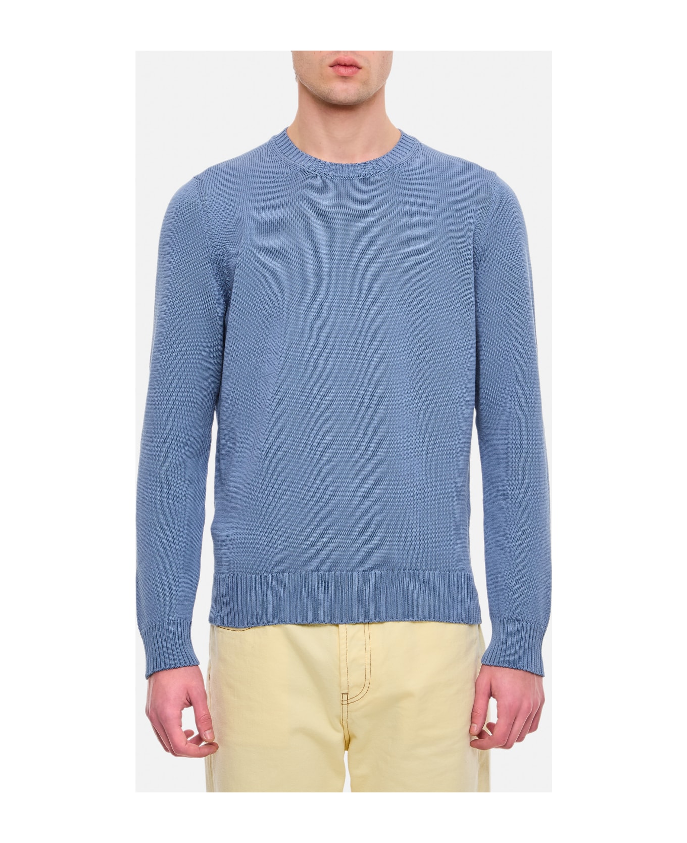 Drumohr Crewneck Sweater - Clear Blue