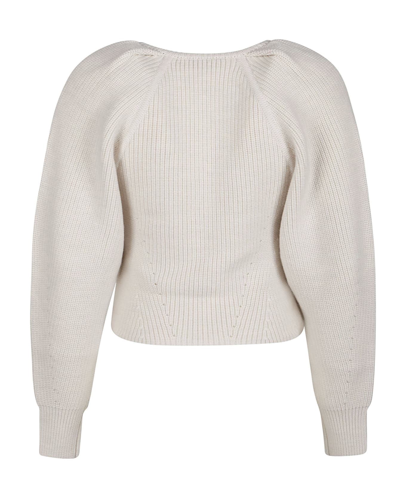 IRO Adsila V-neck Sweater - Ecru/white ニットウェア