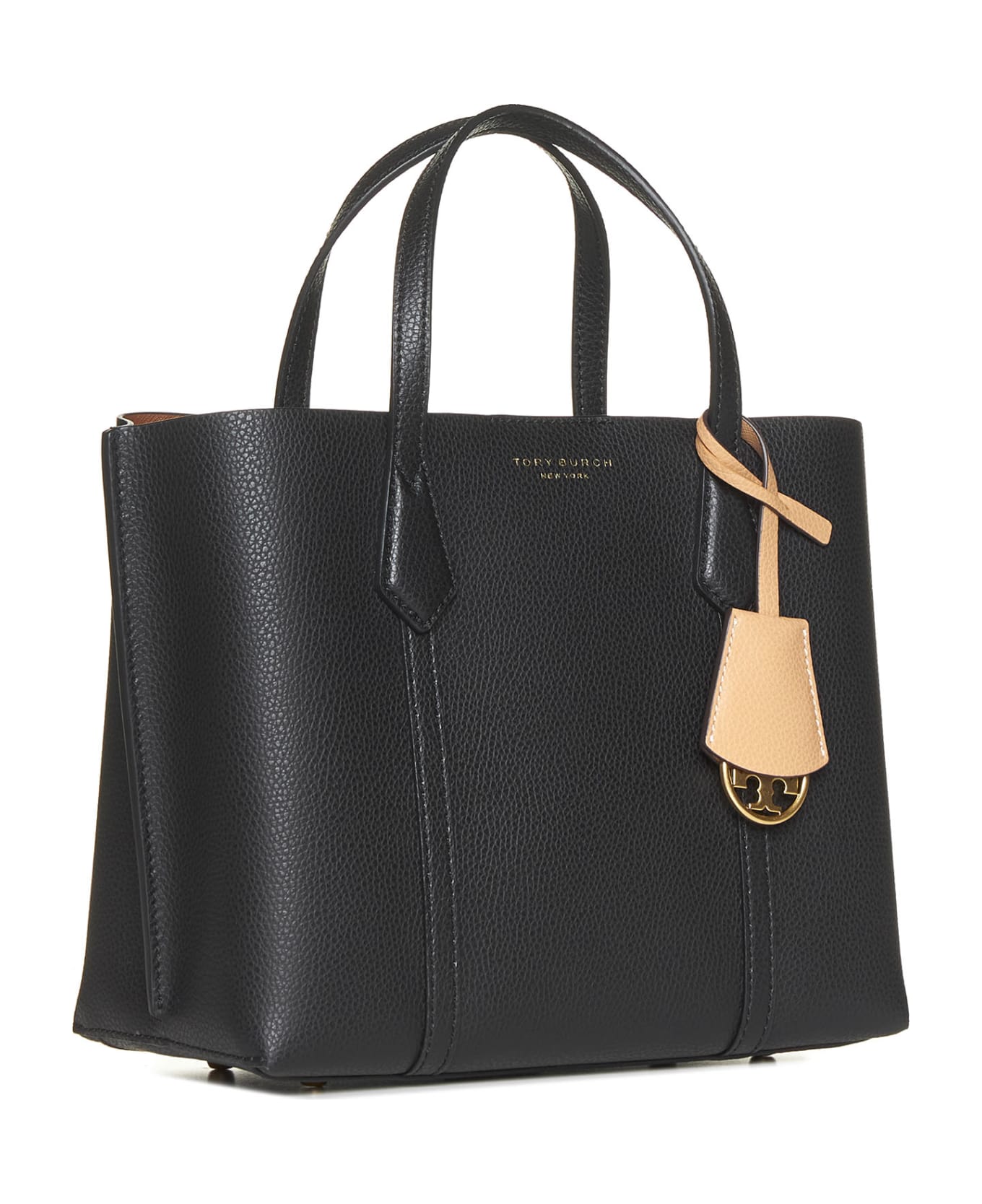 Tory Burch Perry Triple-compartment Small Tote Bag - Black