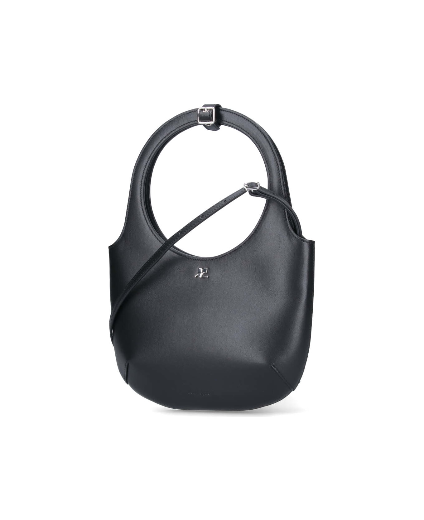 Courrèges 'holy' Handbag - Black   トートバッグ