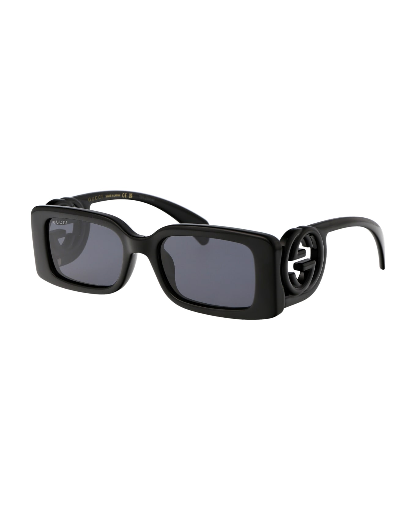 Gucci Eyewear Gg1325s Sunglasses - 001 BLACK BLACK GREY サングラス