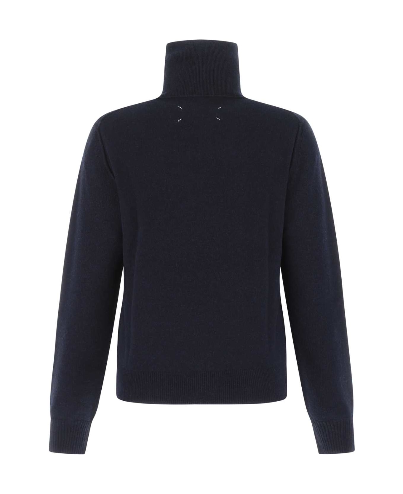 Maison Margiela Midnight Blue Cashmere Sweater - 511 ニットウェア