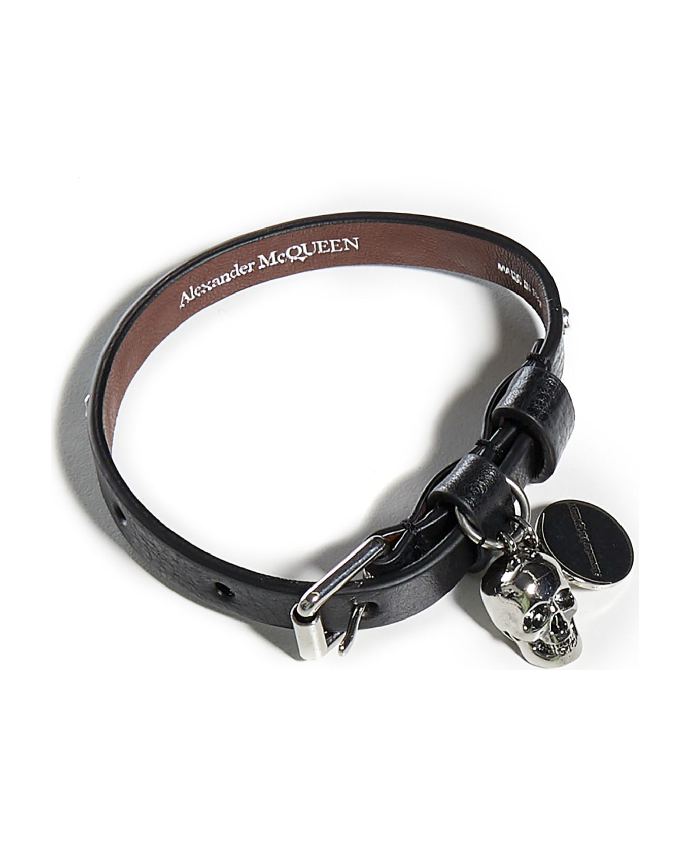 Alexander McQueen Single Wrap Bracelet - Black ブレスレット