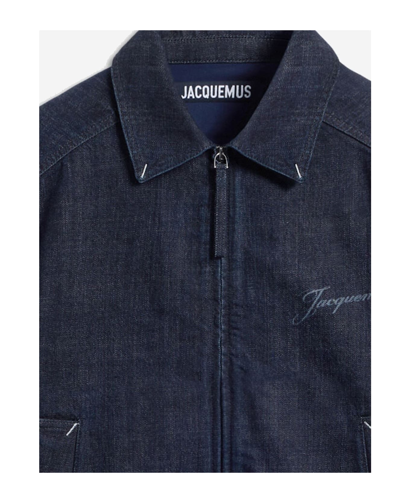Jacquemus De-nîmes Canevas Denim Jacket - Navy scuro