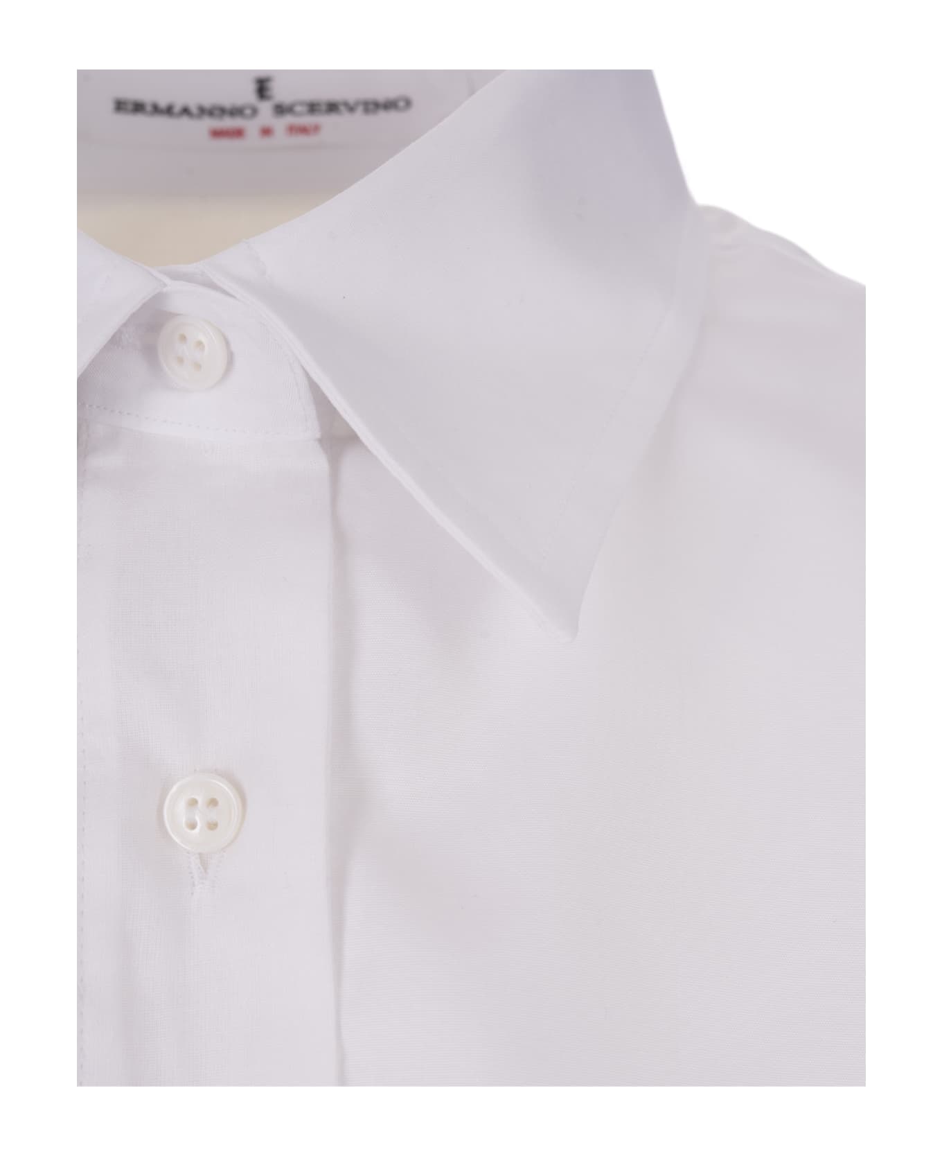 Ermanno Scervino White Oversize Shirt - White シャツ