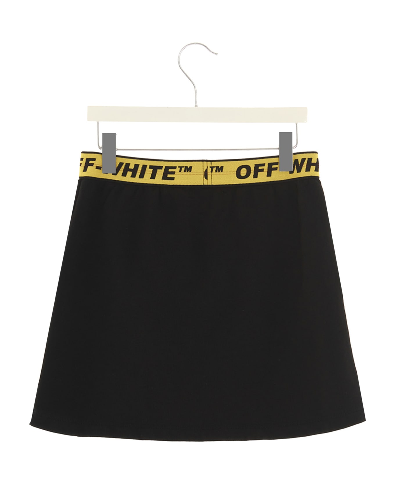 Off-White Logo Elastic Skirt - Black  