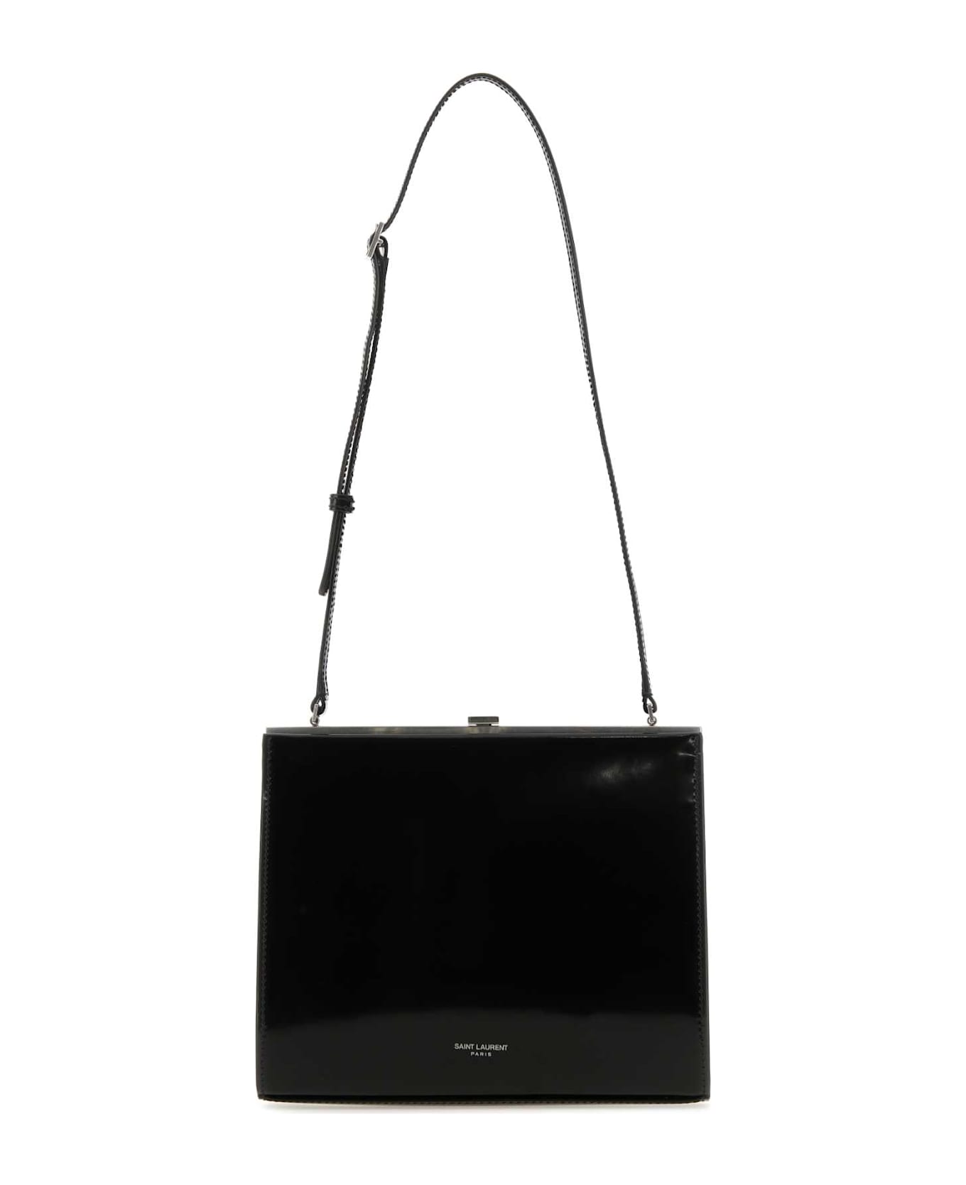 Saint Laurent Black Leather Le Anne-marie Shoulder Bag - NERO