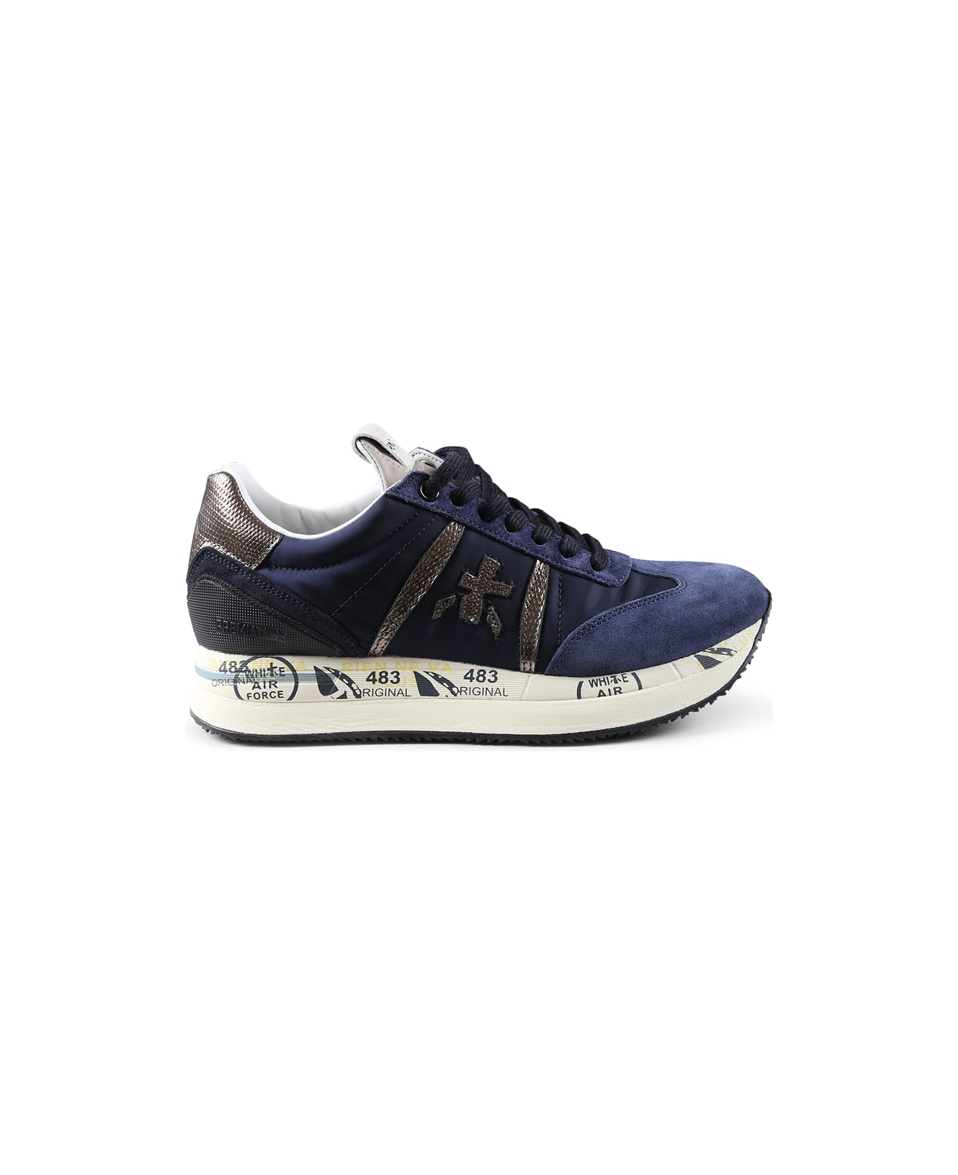 Premiata Blue Conny 6981 Sneakers For Woman - Blue