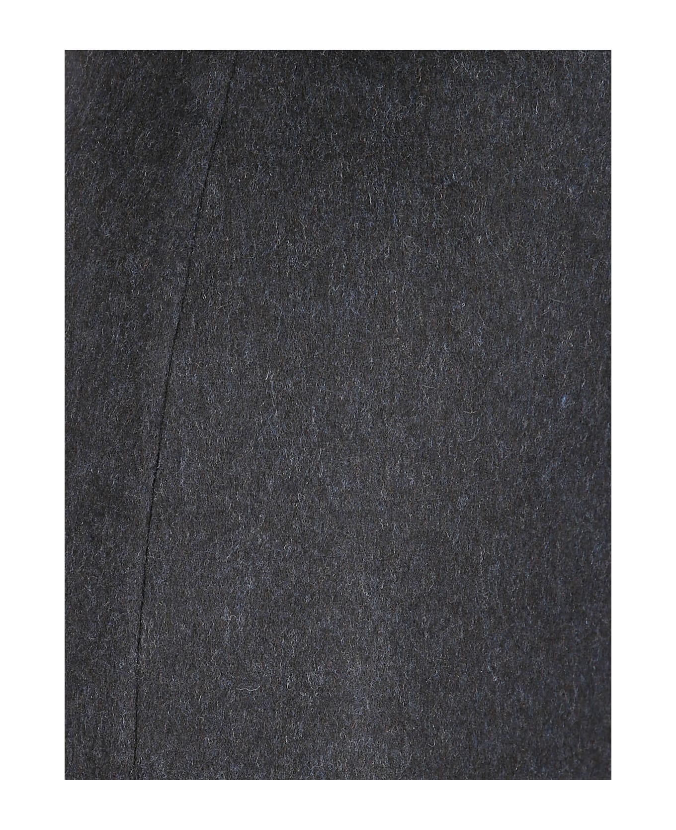 Brunello Cucinelli Midi Skirt In Virgin Wool With Back Slit