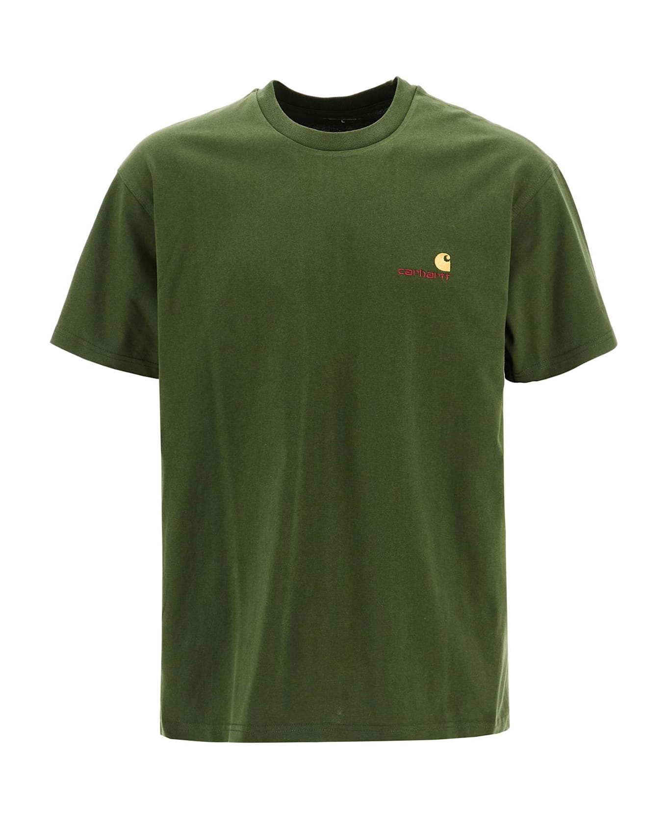 Carhartt American Script T-shirt - TARRAGON (Green)