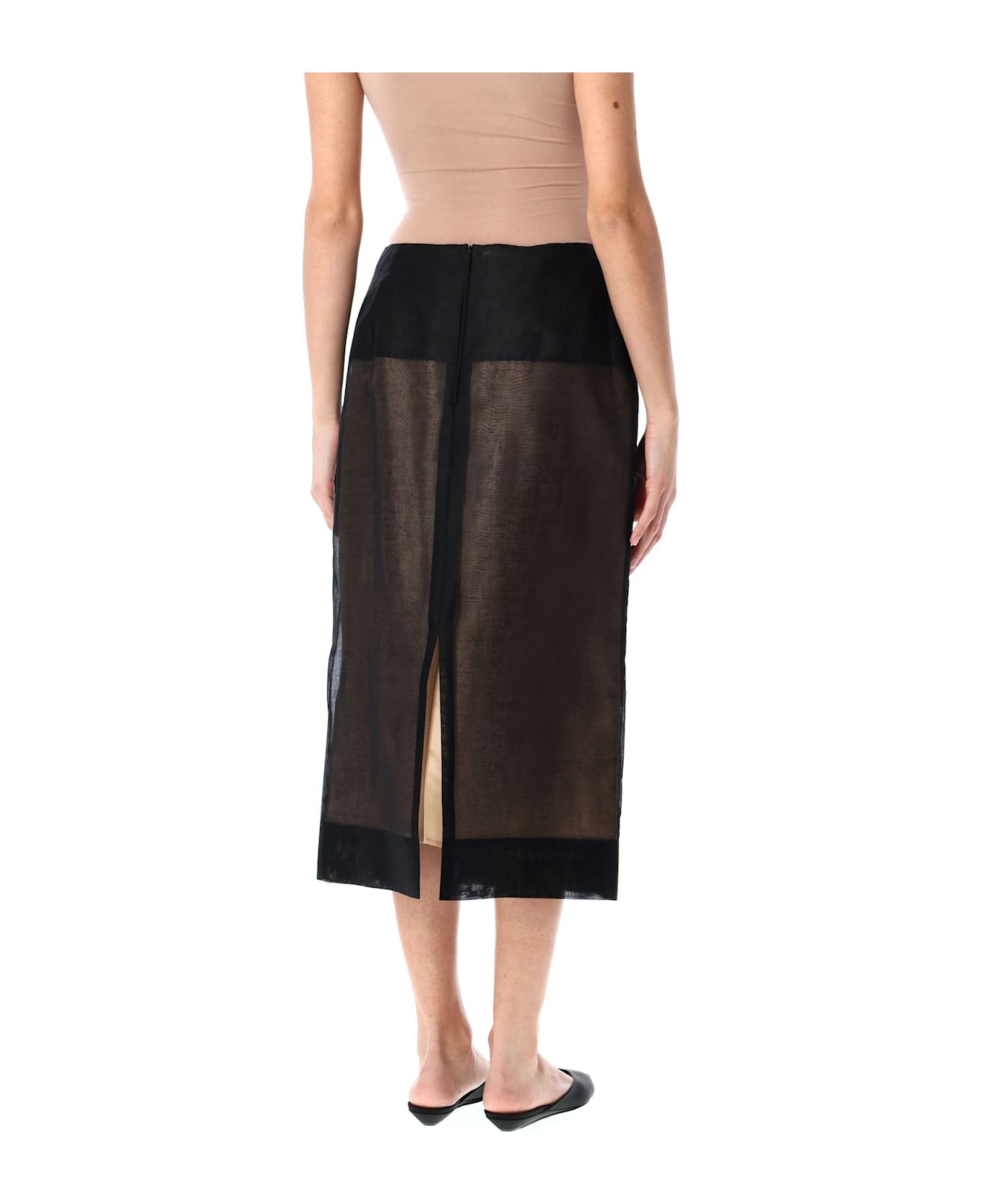 Carven Midi Skirt - Black
