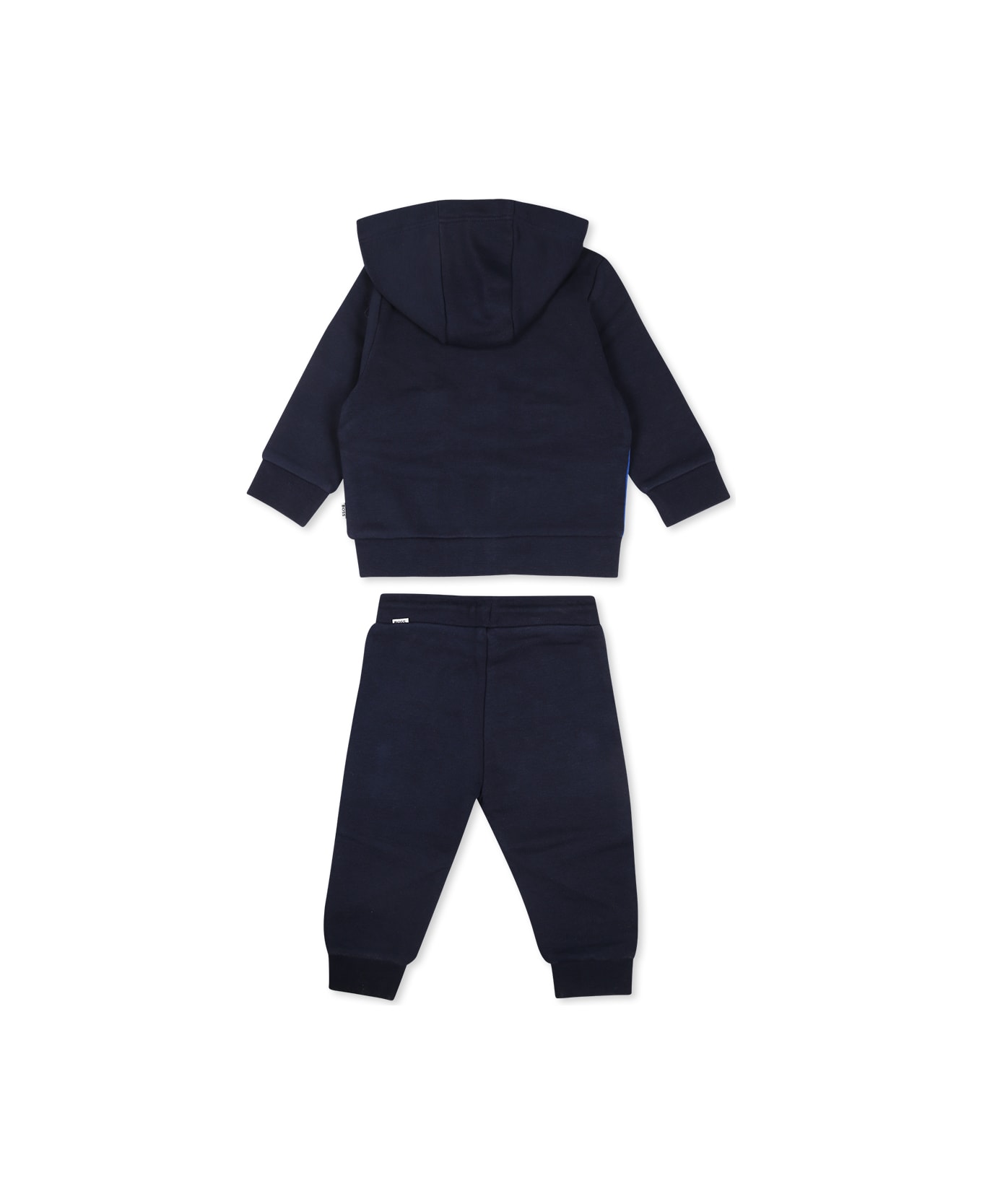 Hugo Boss Blue Suit For Baby Boy With Logo - Blue