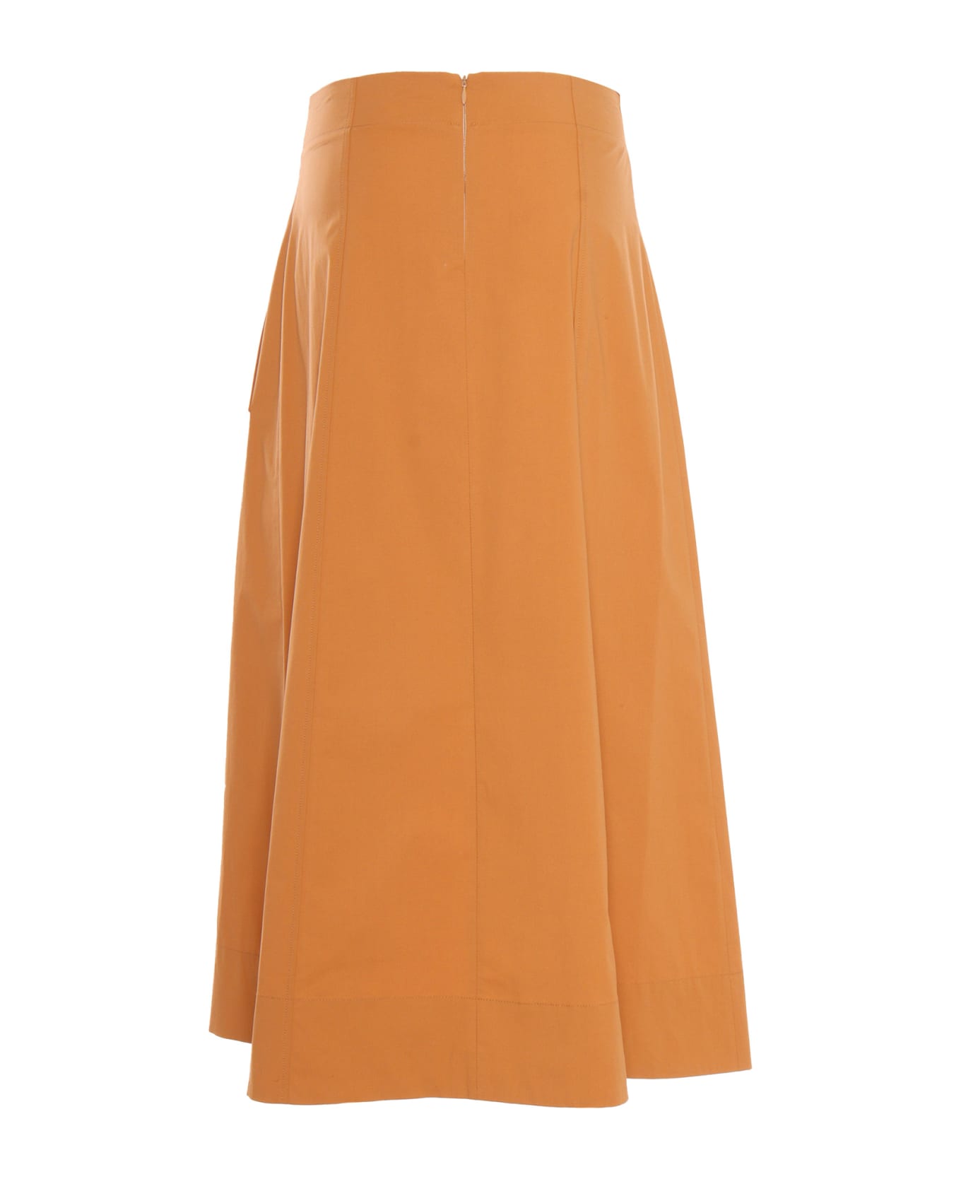 Antonelli Orange Skirt With Bow - ORANGE