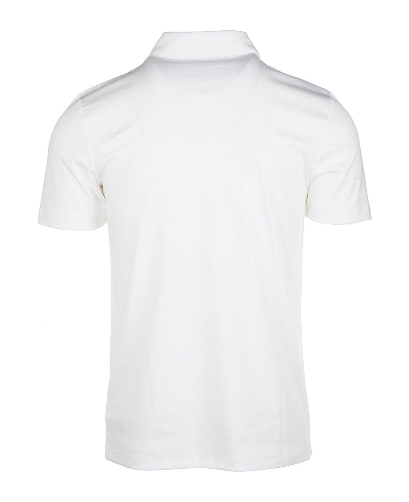 Michael Kors Logo Embroidered sweater Polo Shirt - White