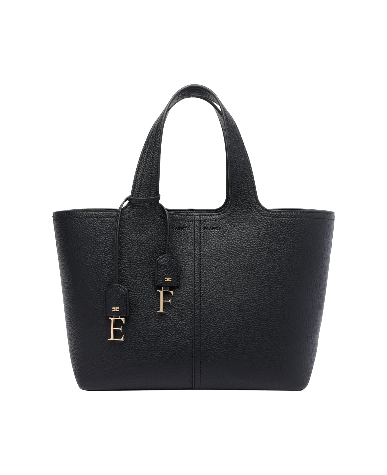Elisabetta Franchi Medium Tote Bag - Black