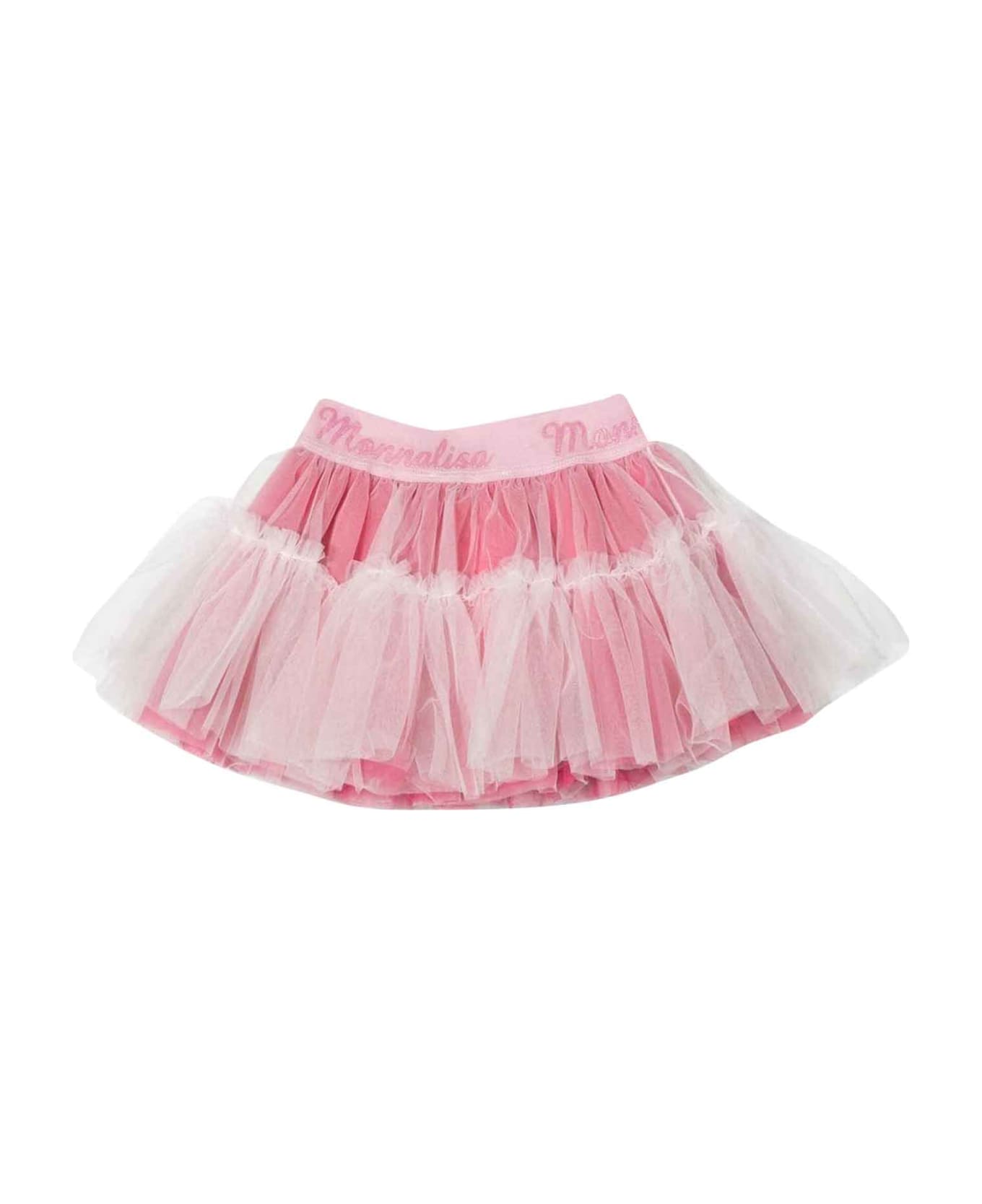 Monnalisa Pink Skirt Baby Girl - Rosa