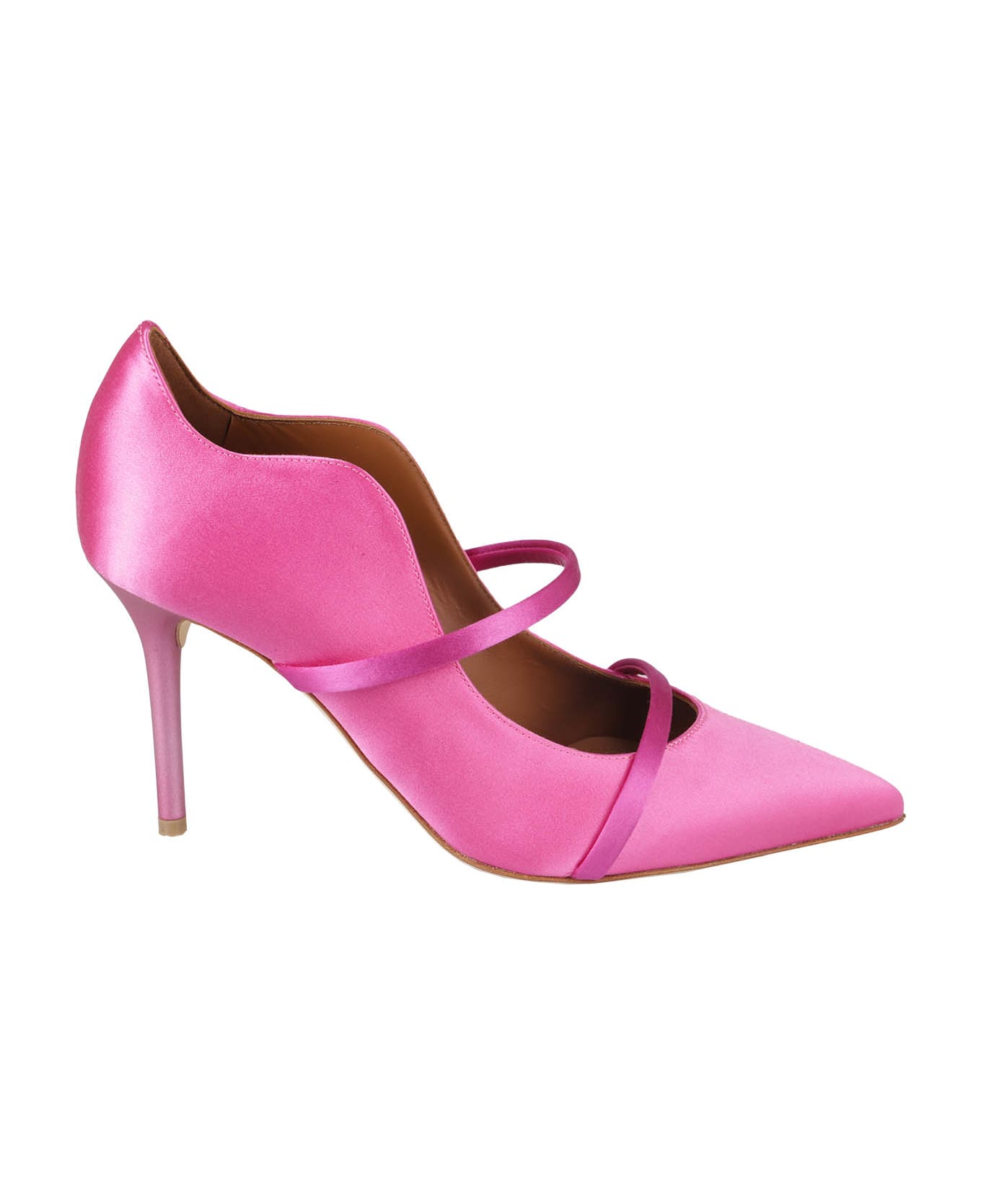 Malone Souliers Satin - Pink Berry