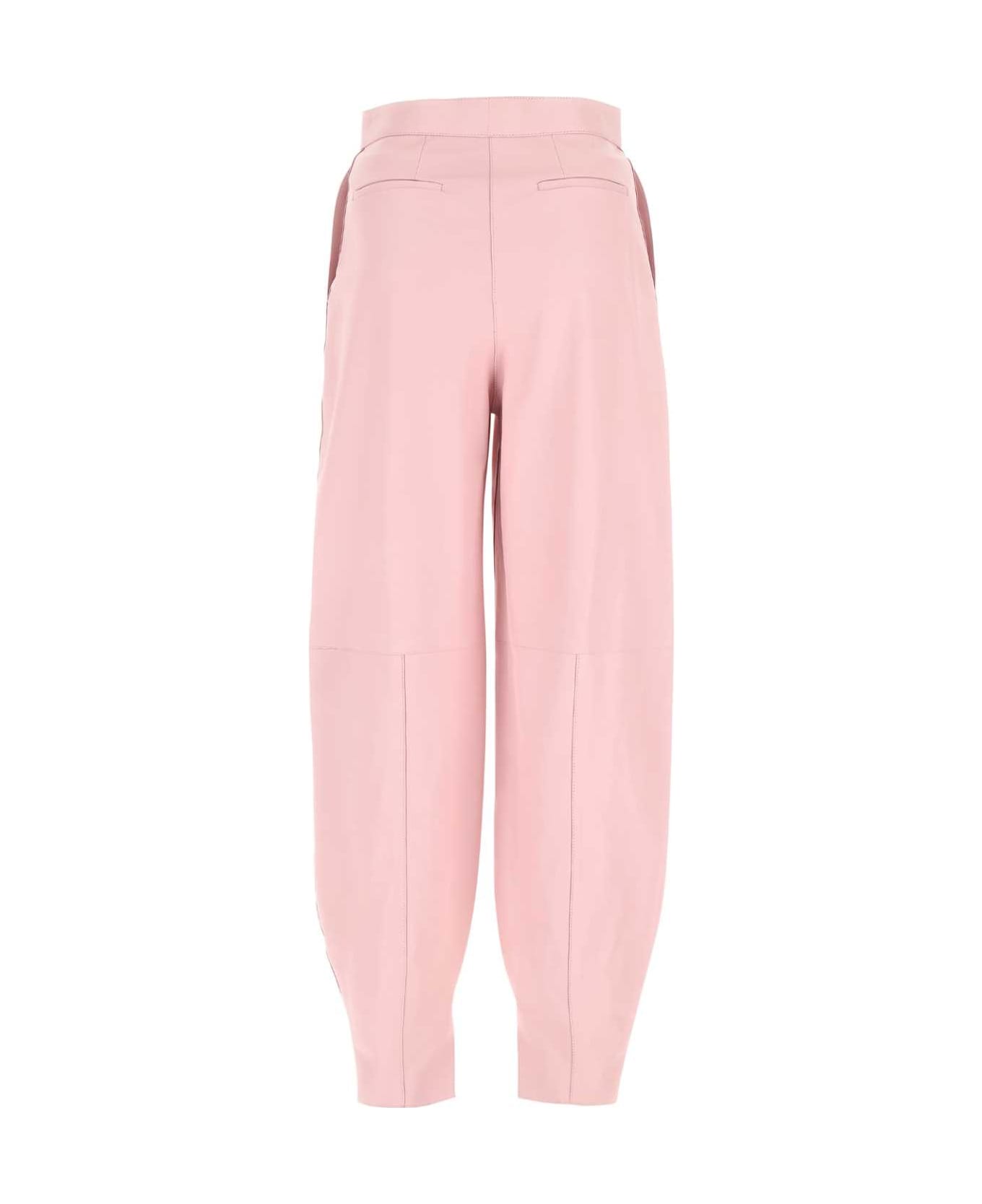 Loewe Pastel Pink Leather Pant - LIGHTPINK スウェットパンツ