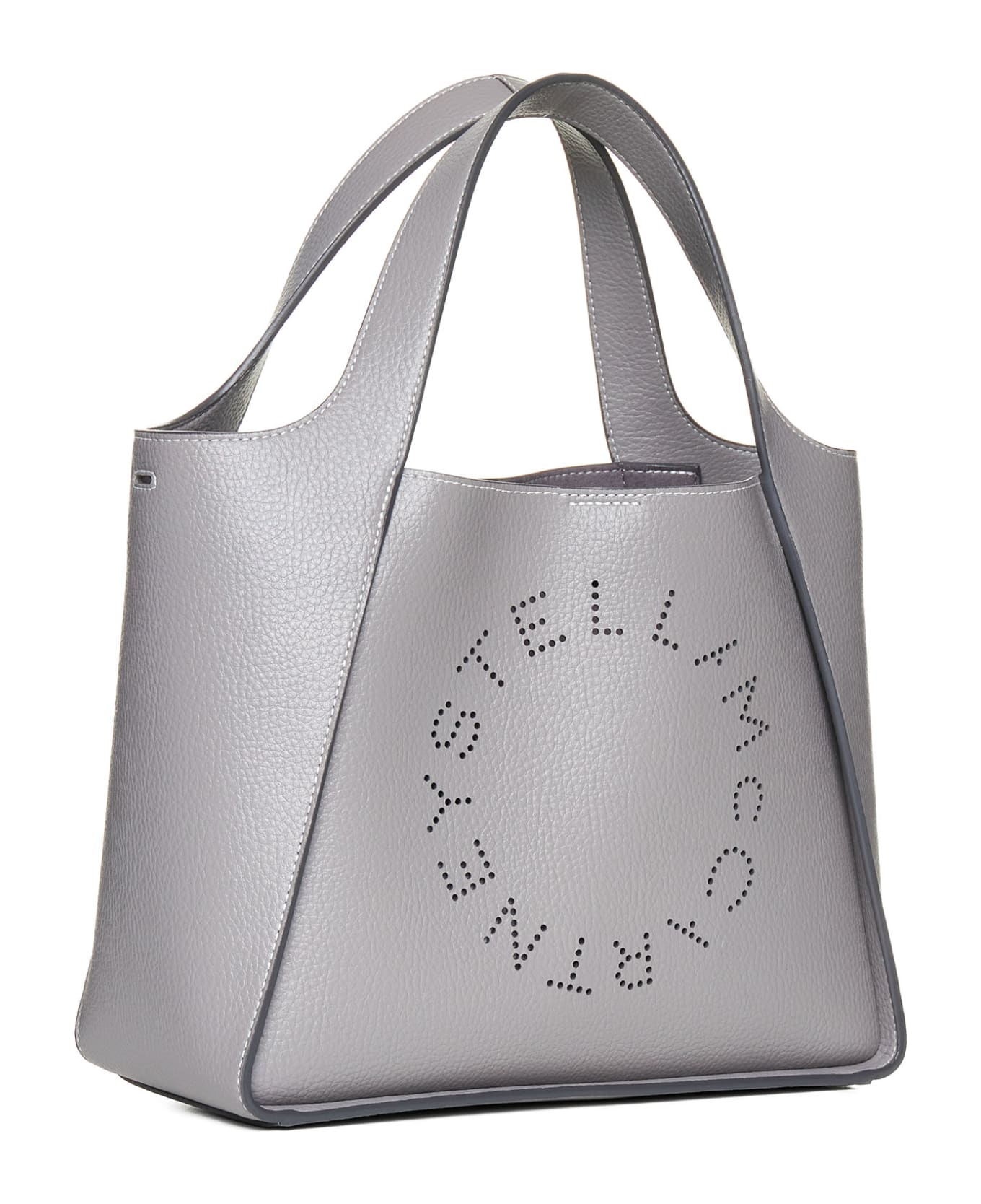 Stella McCartney Shoulder Bag With Logo - Smoke