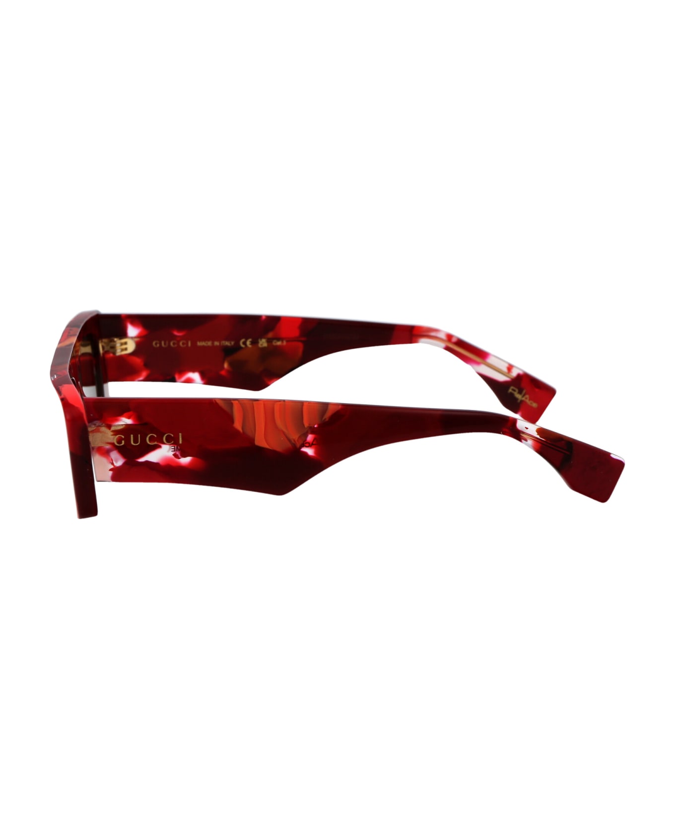 Gucci Eyewear Gg1625s Sunglasses - 002 RED RED GREY サングラス