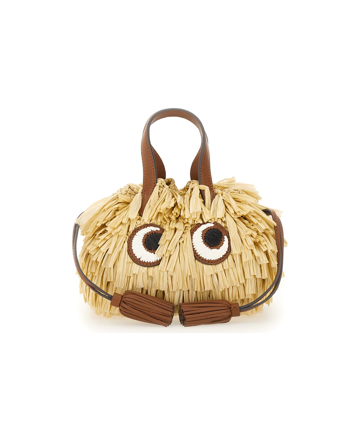 Anya Hindmarch Mini "shag Eyes" Bag - BEIGE