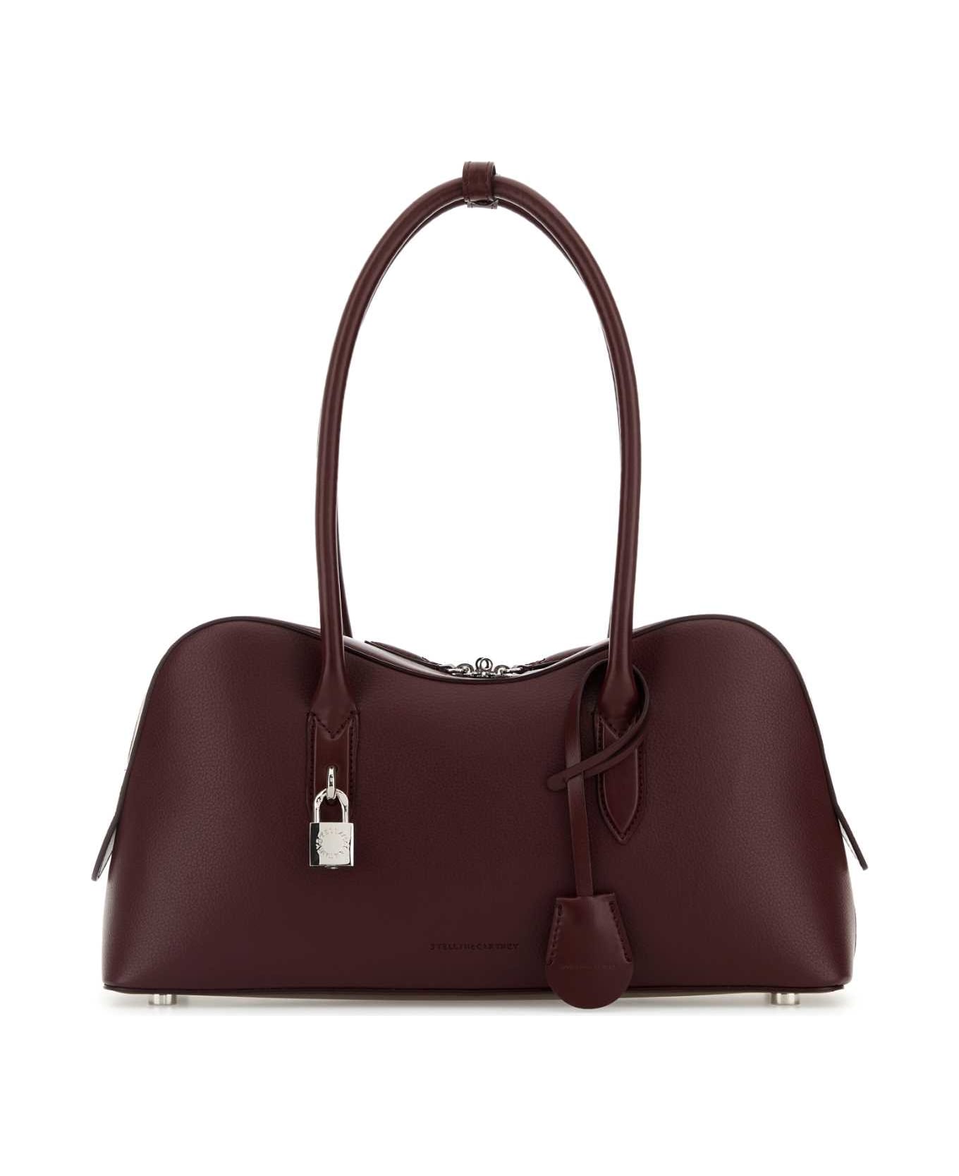 Stella McCartney Burgundy Synthetic Leather Ryder Medium Shoulder Bag - BORDEAUX