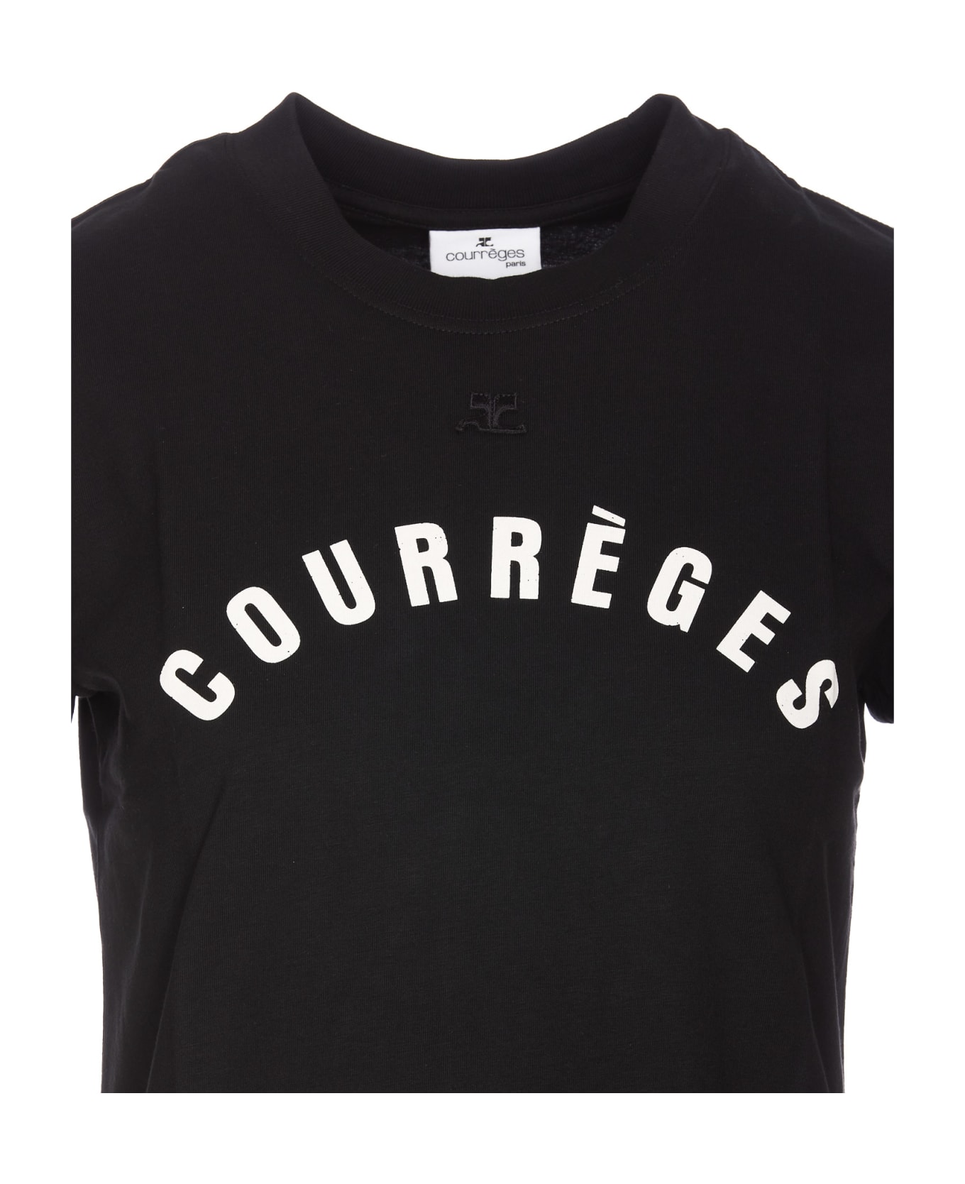 Courrèges Printed Ac T-shirt - Black