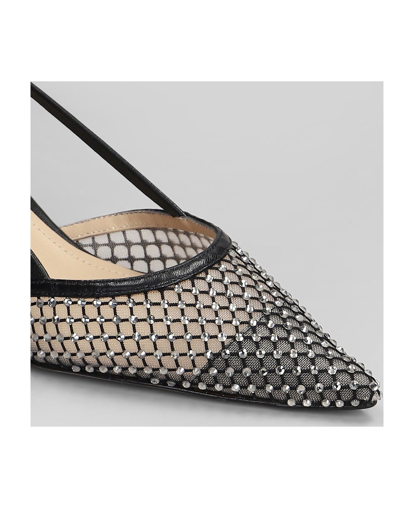 Lola Cruz Carmen Pump 55 Pumps In Black Leather - black