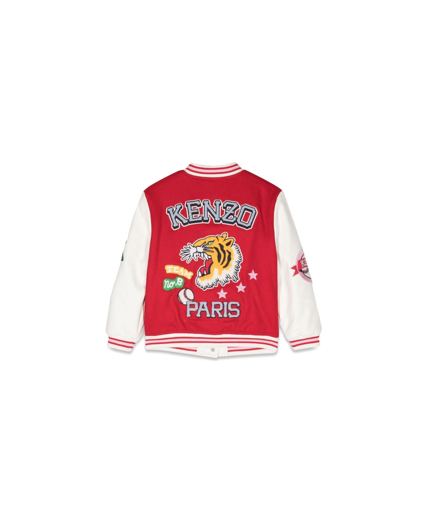 Kenzo Kids Varsity Jacket - RED コート＆ジャケット