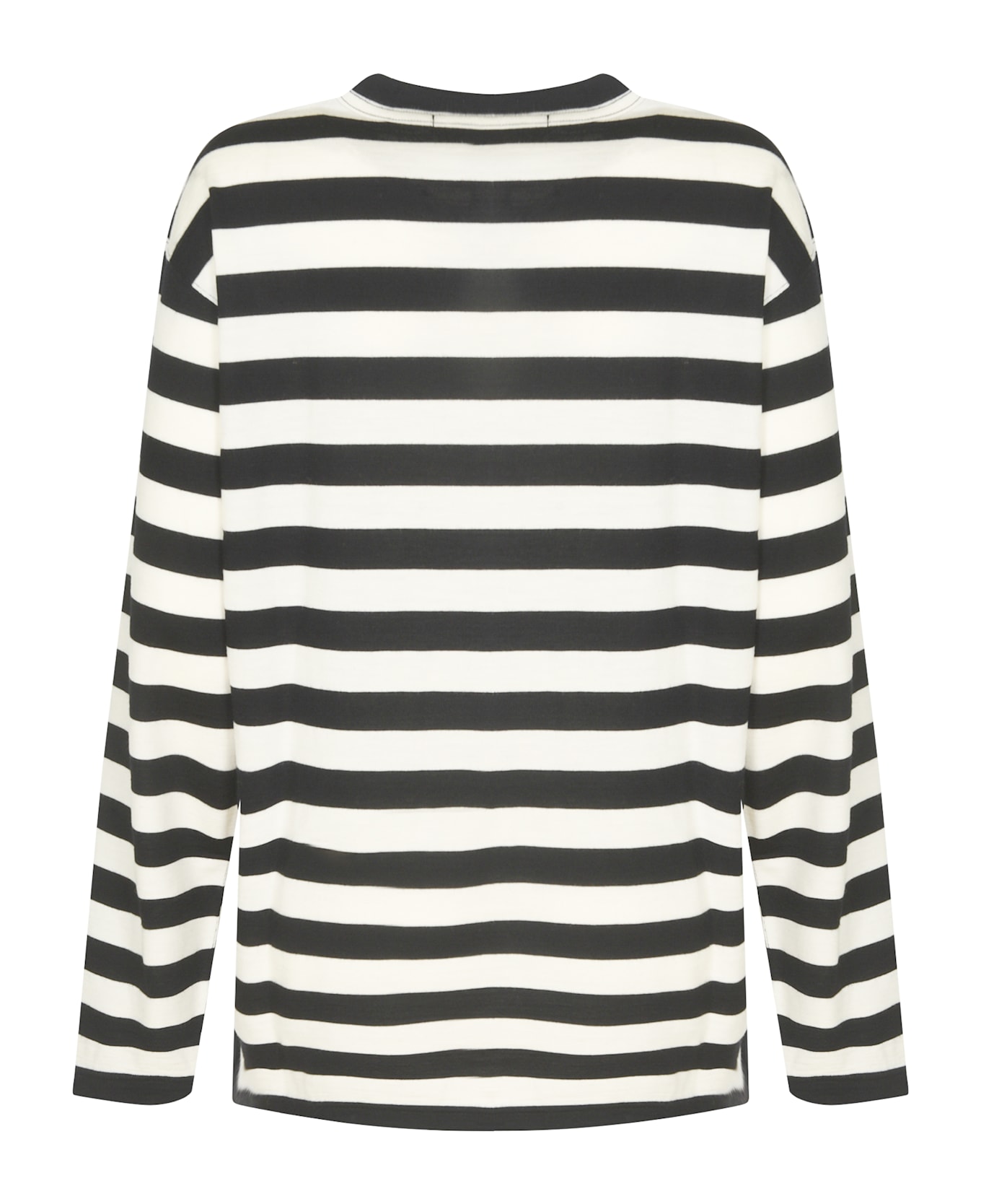 Junya Watanabe Stripe Long-sleeved T-shirt - Black