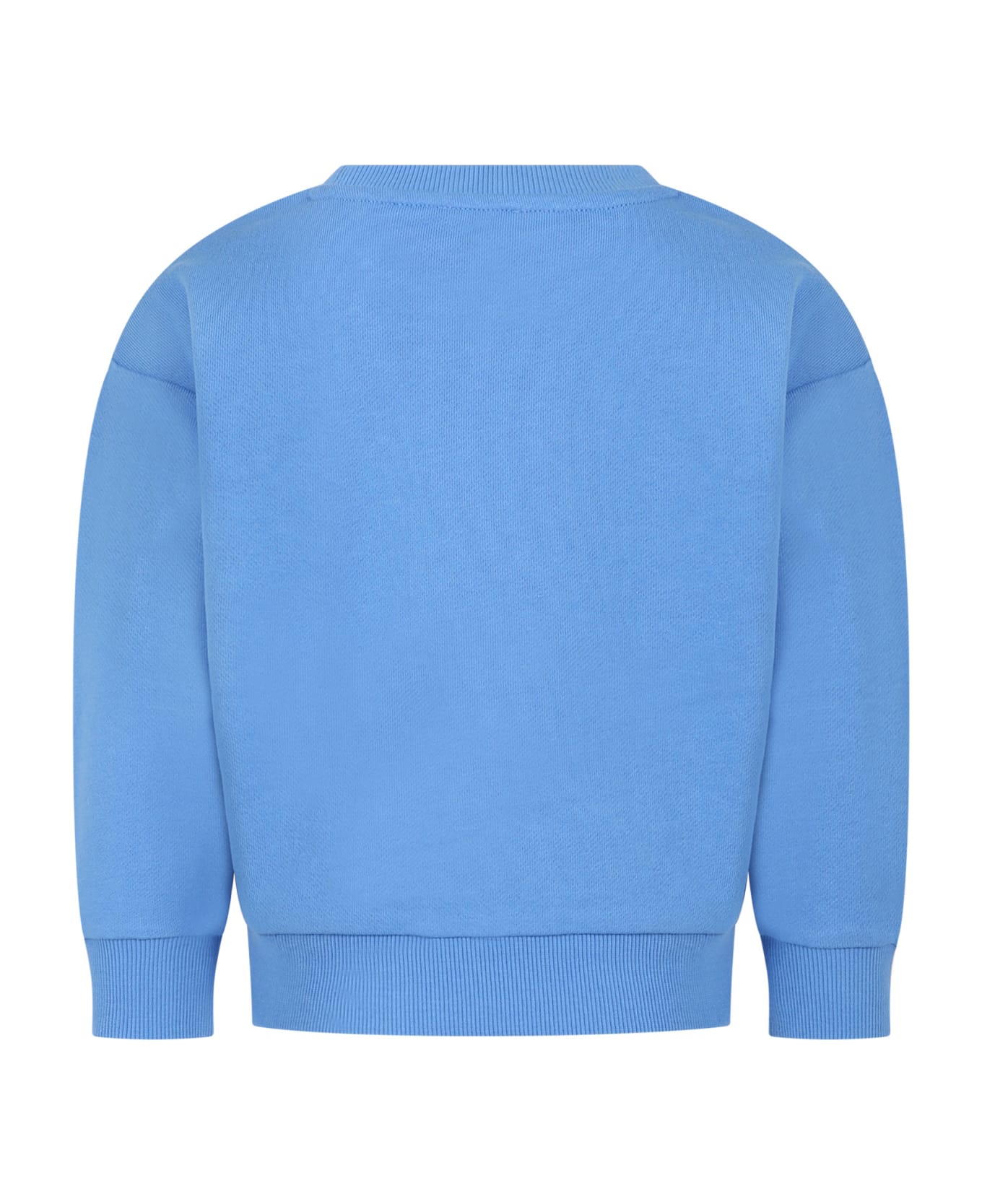Marc Jacobs Blue Sweatshirt For Girl With Logo - Blue ニットウェア＆スウェットシャツ