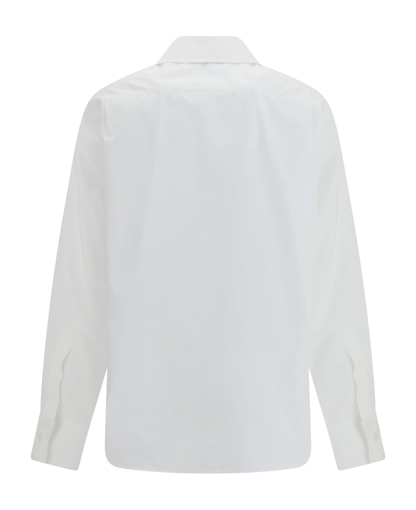 Alexander McQueen Long-sleeved Shirt With Embellished Collar