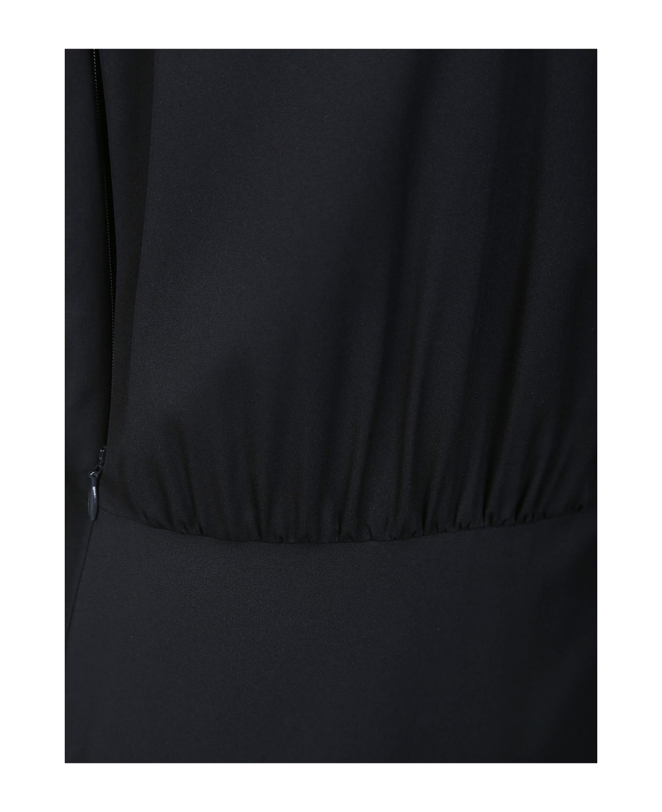 SportMax Cris Sm Gc Shoulder Knot Dress - Black