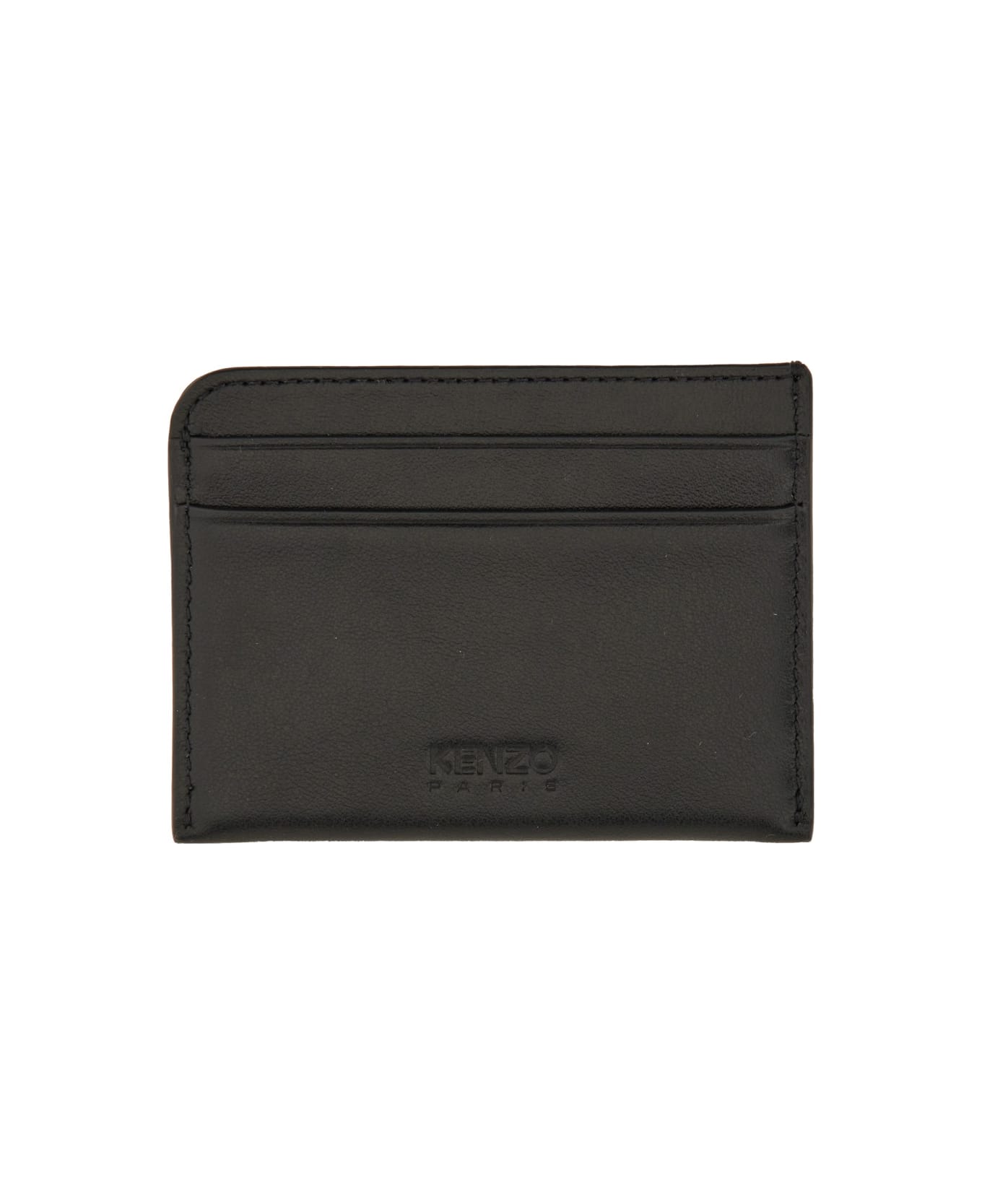 Kenzo Card Holder With Logo - BLACK