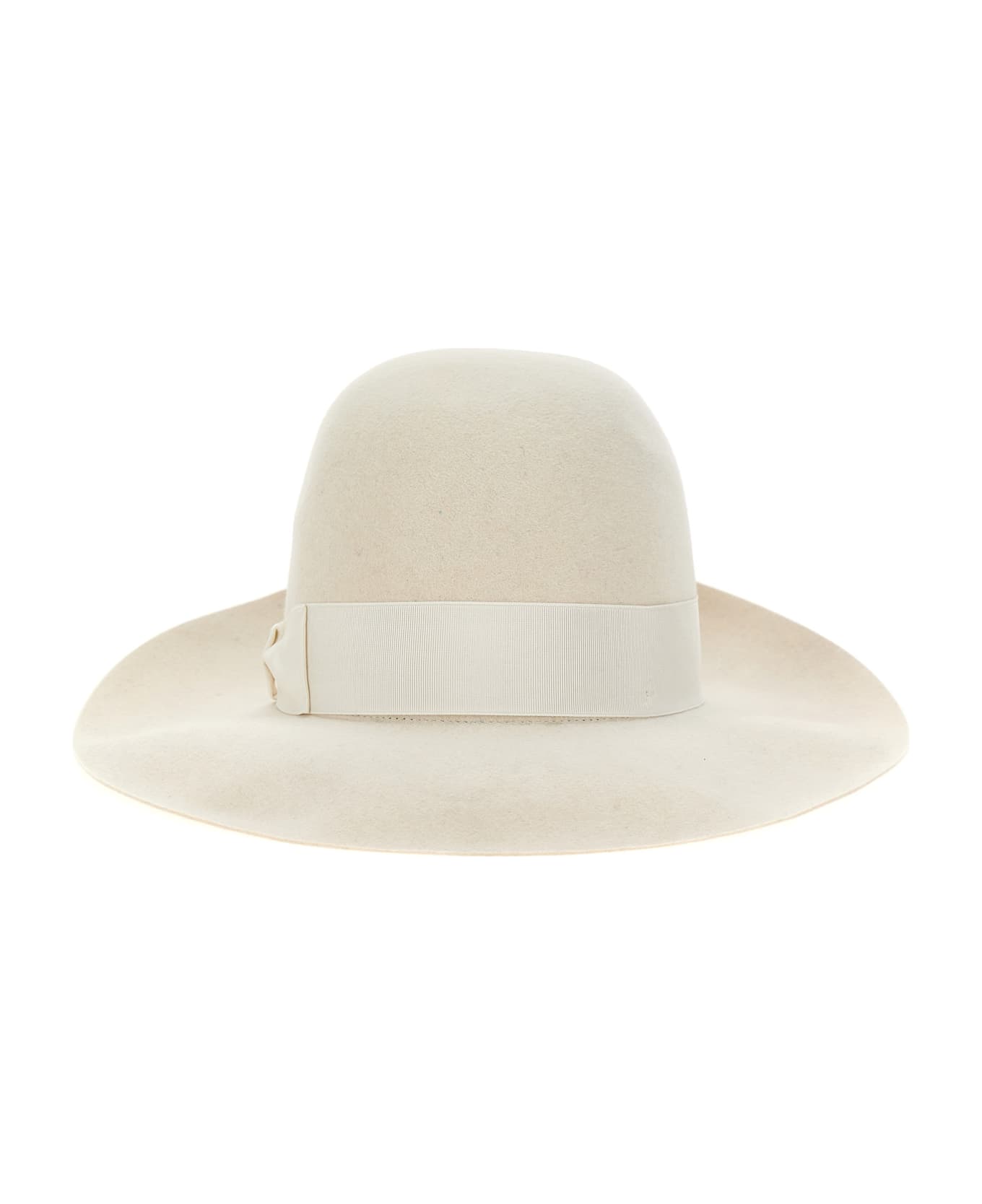 Borsalino 'folar' Hat - White